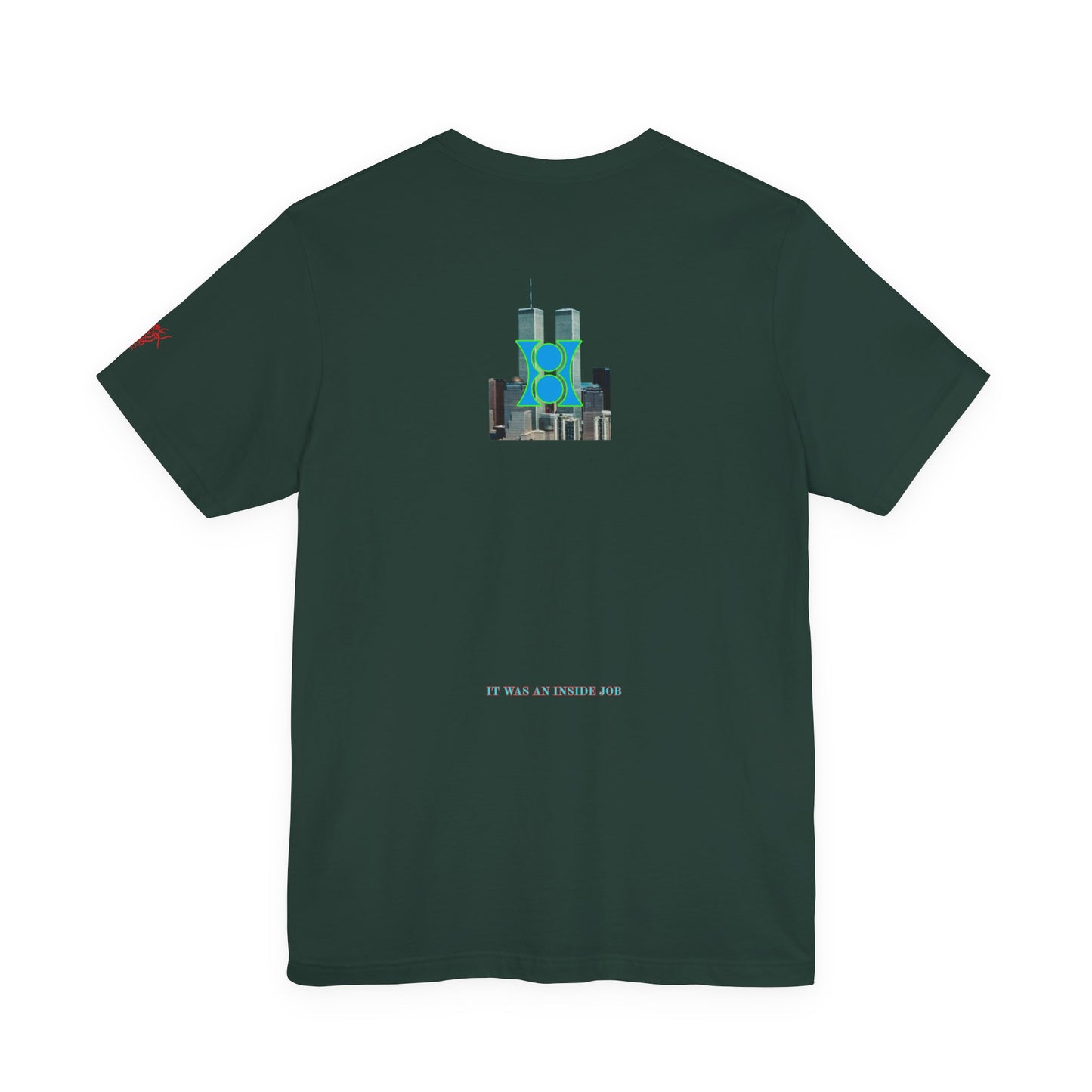 911, Cityscape Graphic Tee, Urban Style Shirt, Dark shirt