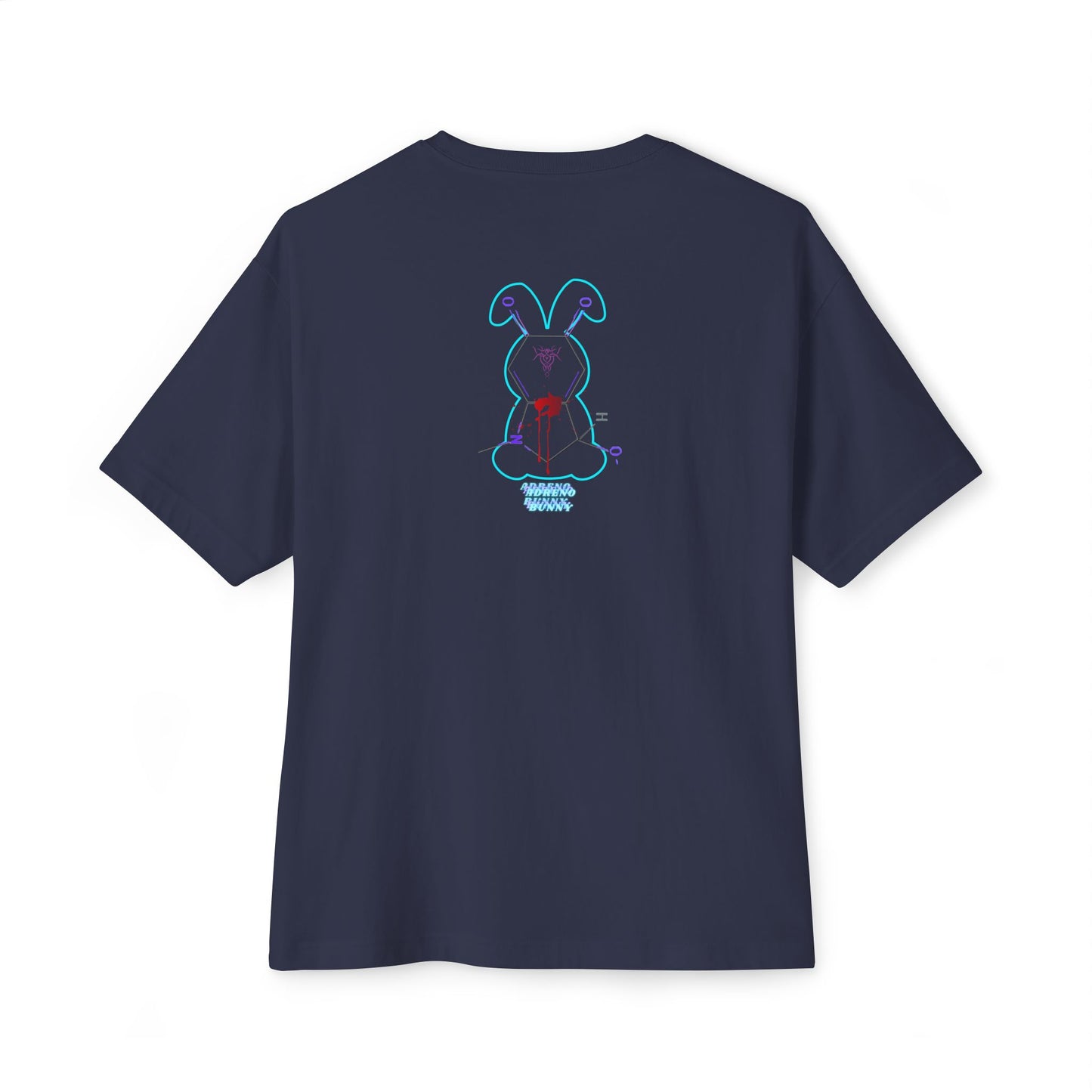 ADRENO BUNNY, Graphic Tee, Unisex Oversized Tee