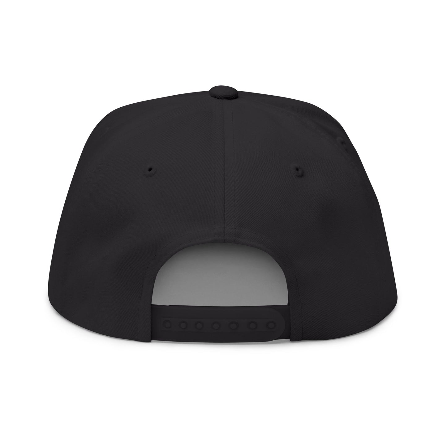 H-cap LOGO Embroidered Flat Bill Cap, Streetwear Accessory