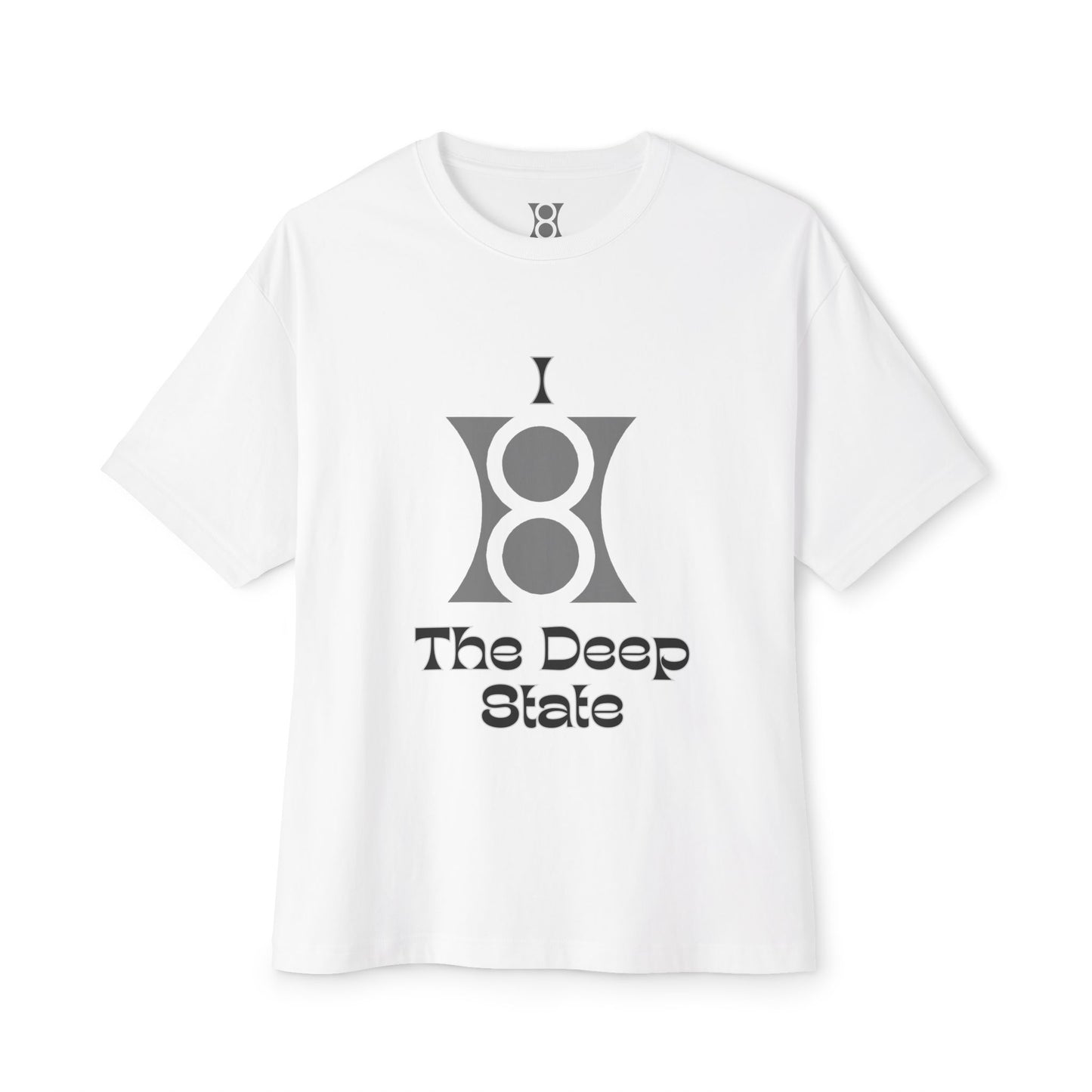 DEEP STATE, Unisex Oversized Boxy Tee