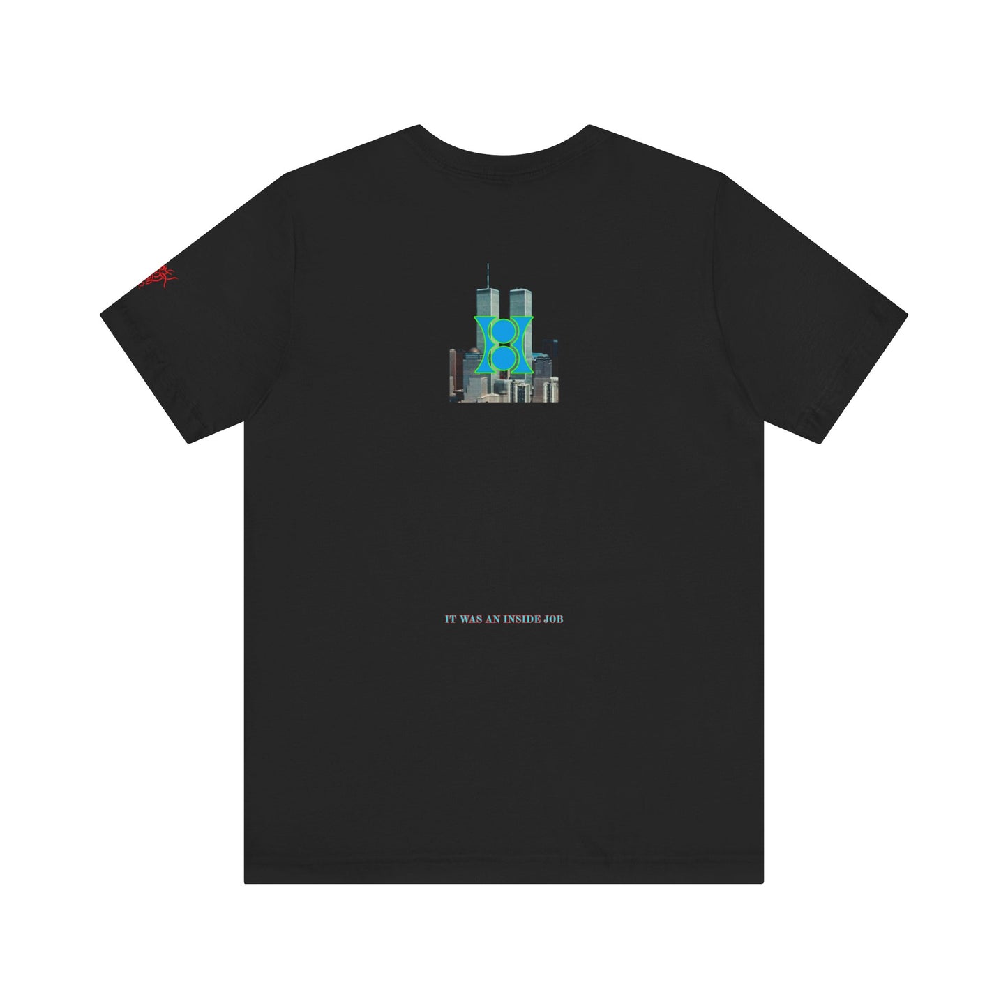 911, Cityscape Graphic Tee, Urban Style Shirt, Dark shirt