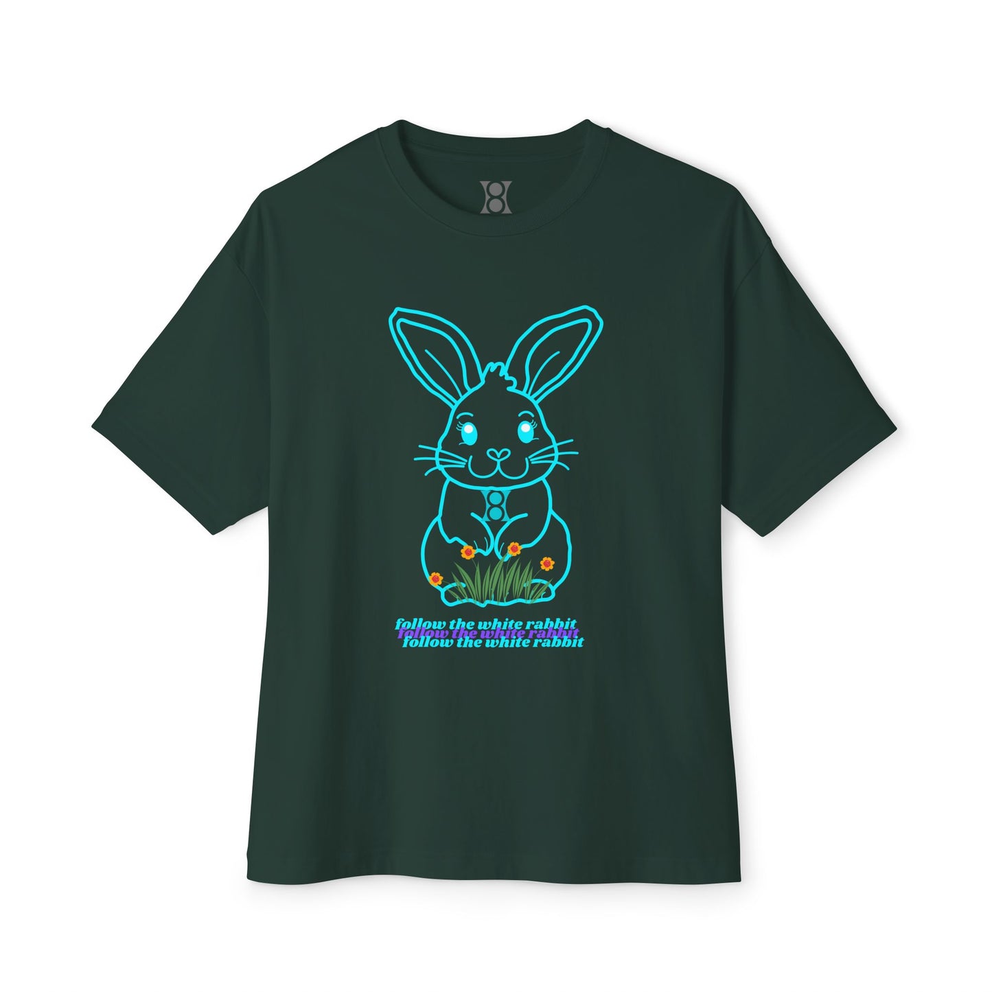 ADRENO BUNNY, Graphic Tee, Unisex Oversized Tee