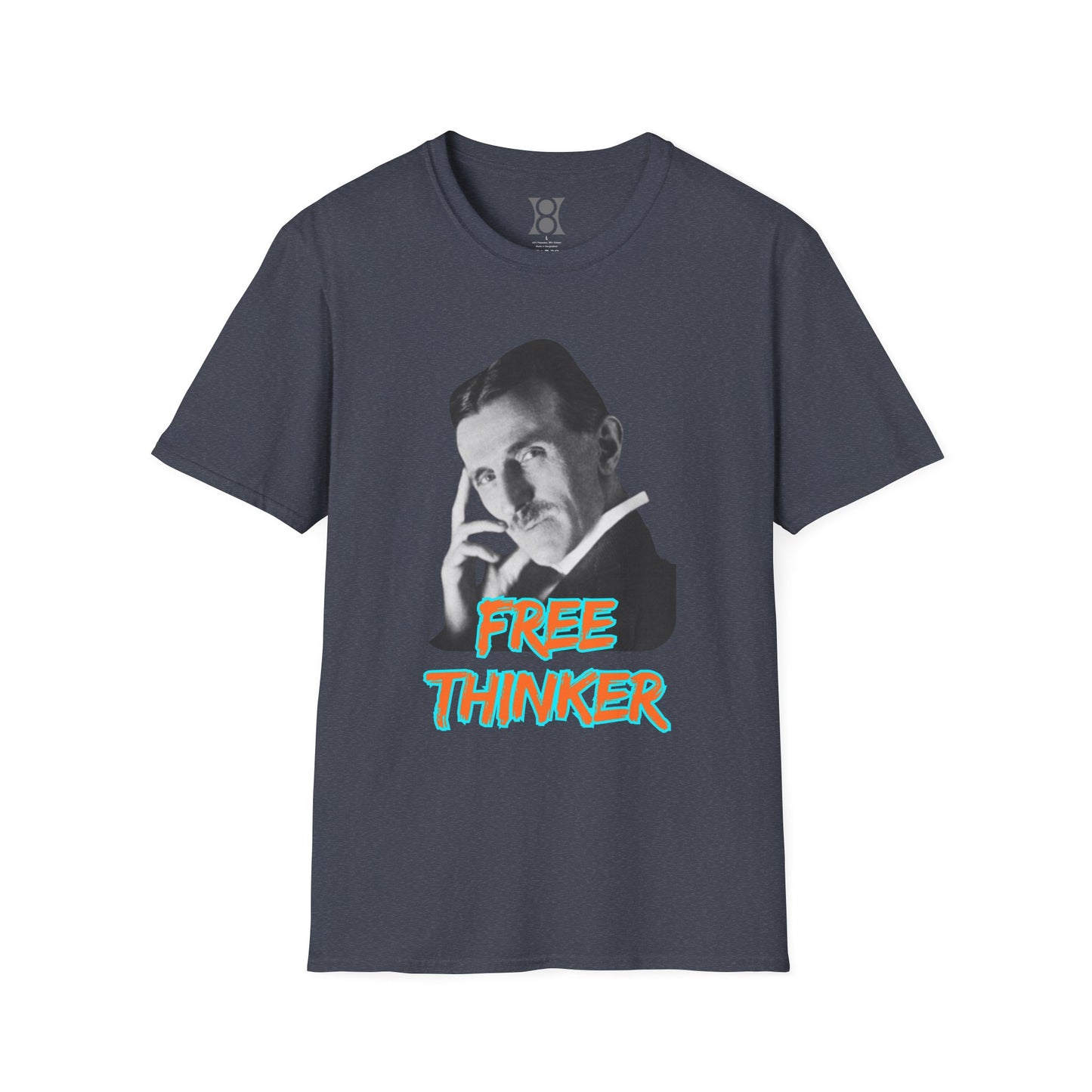 FREE THINKER - Unisex Soft style T-Shirt, Gift for Intellectuals
