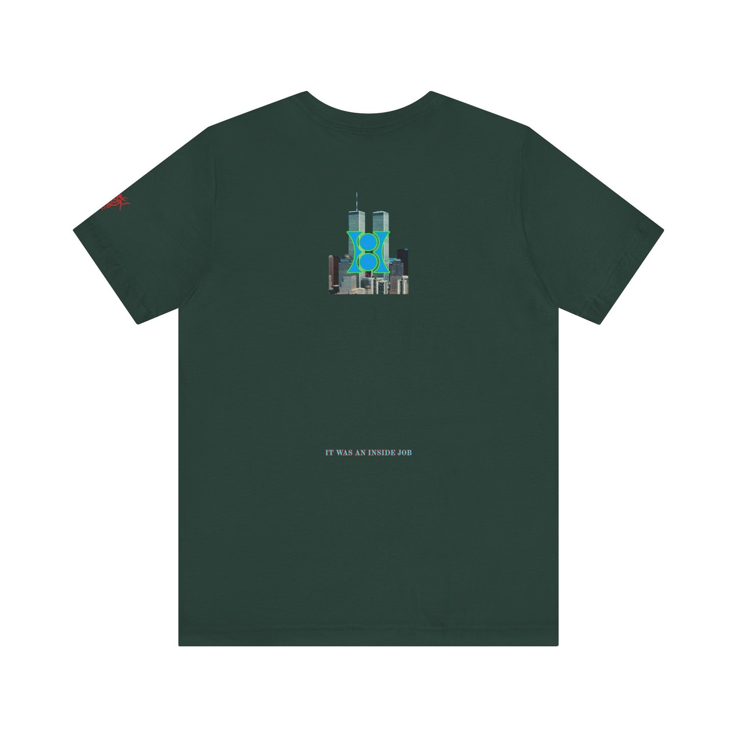 911, Cityscape Graphic Tee, Urban Style Shirt, Dark shirt