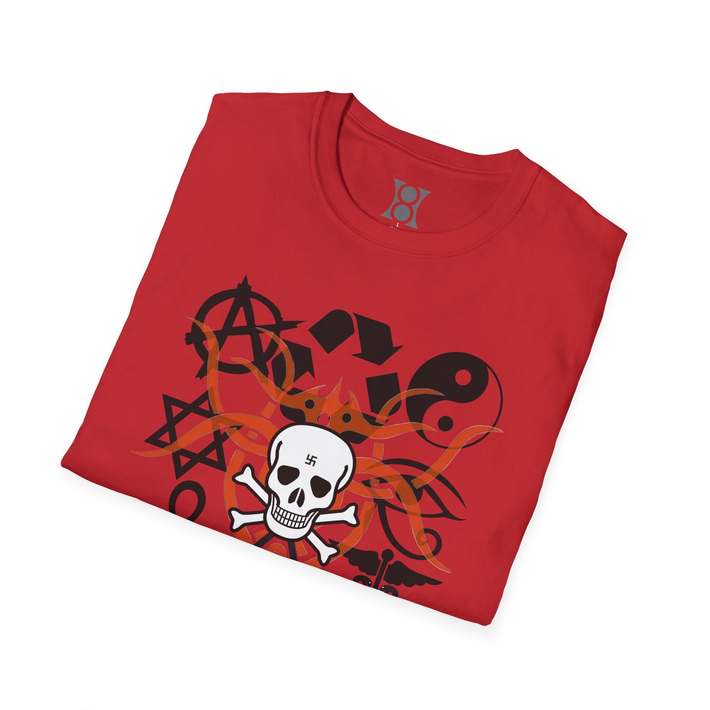 SYMBOLISM, Edgy Symbolic T-Shirt – Unisex Graphic Tee for Creative Spirits