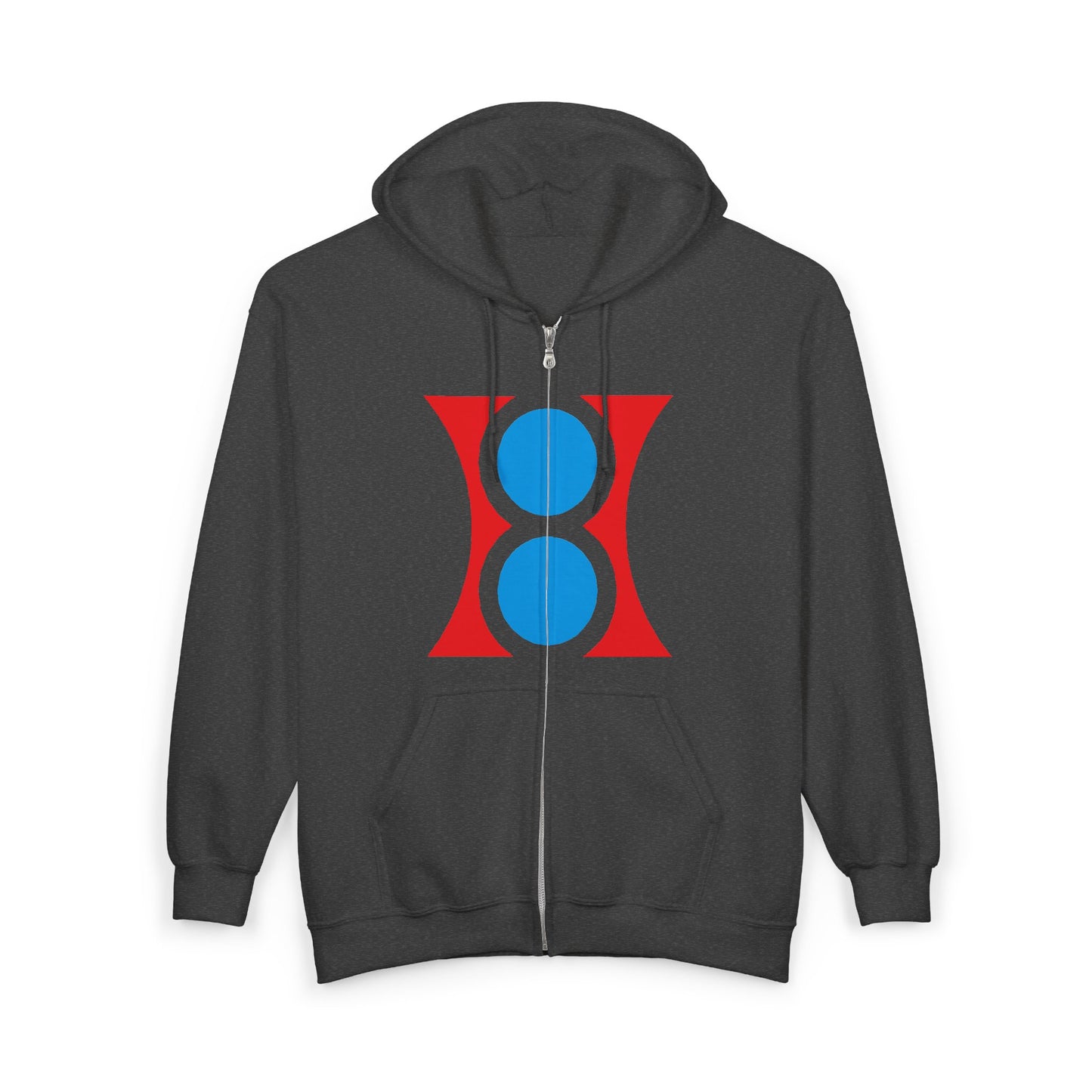 CAPITAL (H) Unisex Zip HOODIE, Stylish, Cozy Comfort for Any Season