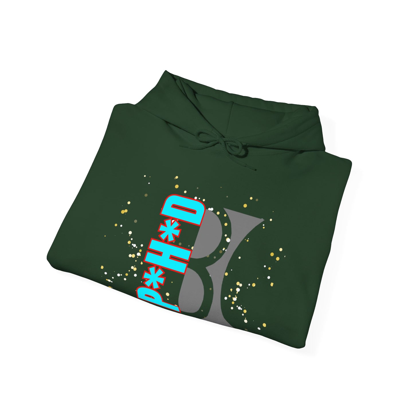Ph.D. GRADUATE HOODIE, Cozy Unisex Hooded Sweatshirt