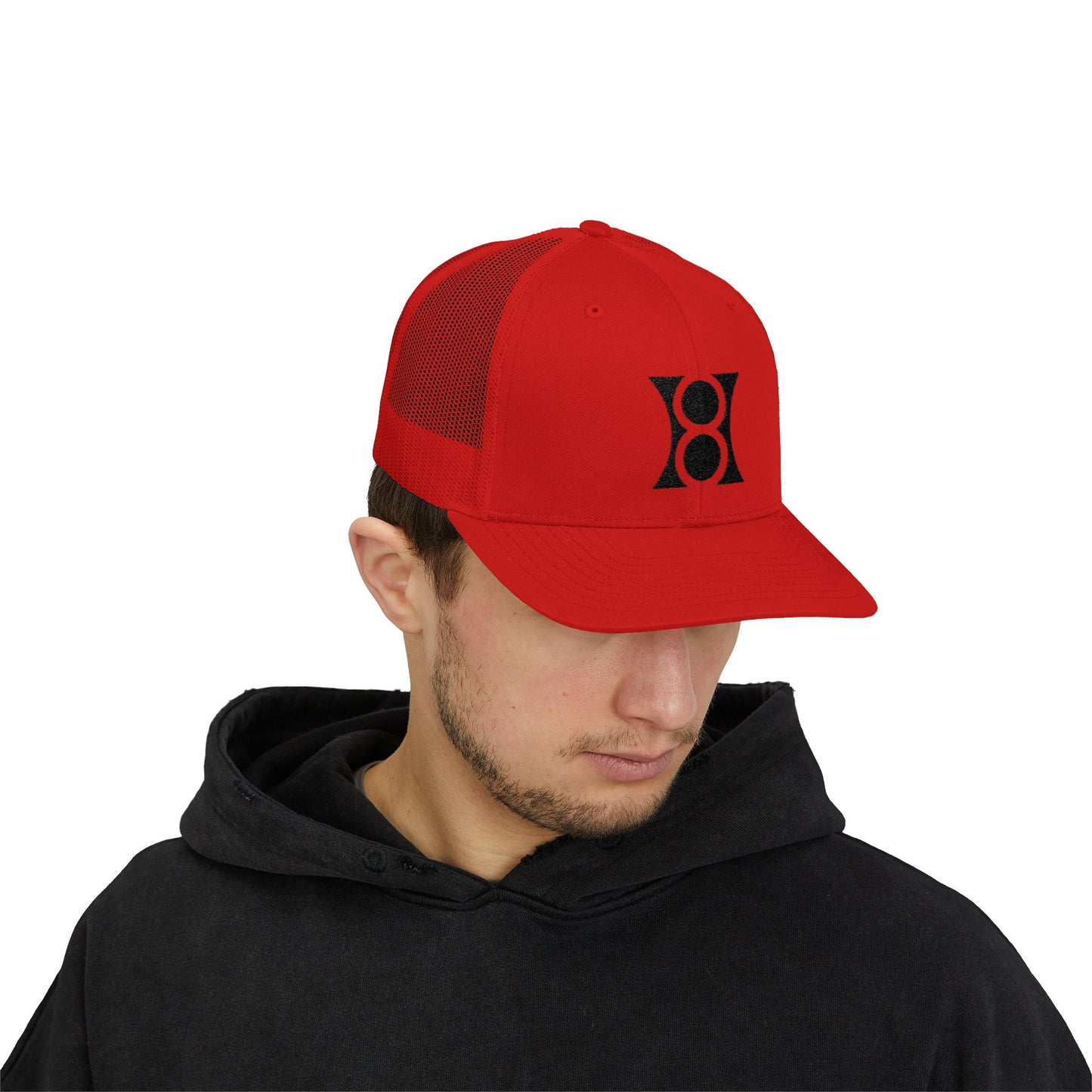 Trucka Cap Dark logo, Modern Design, Summer Accessory
