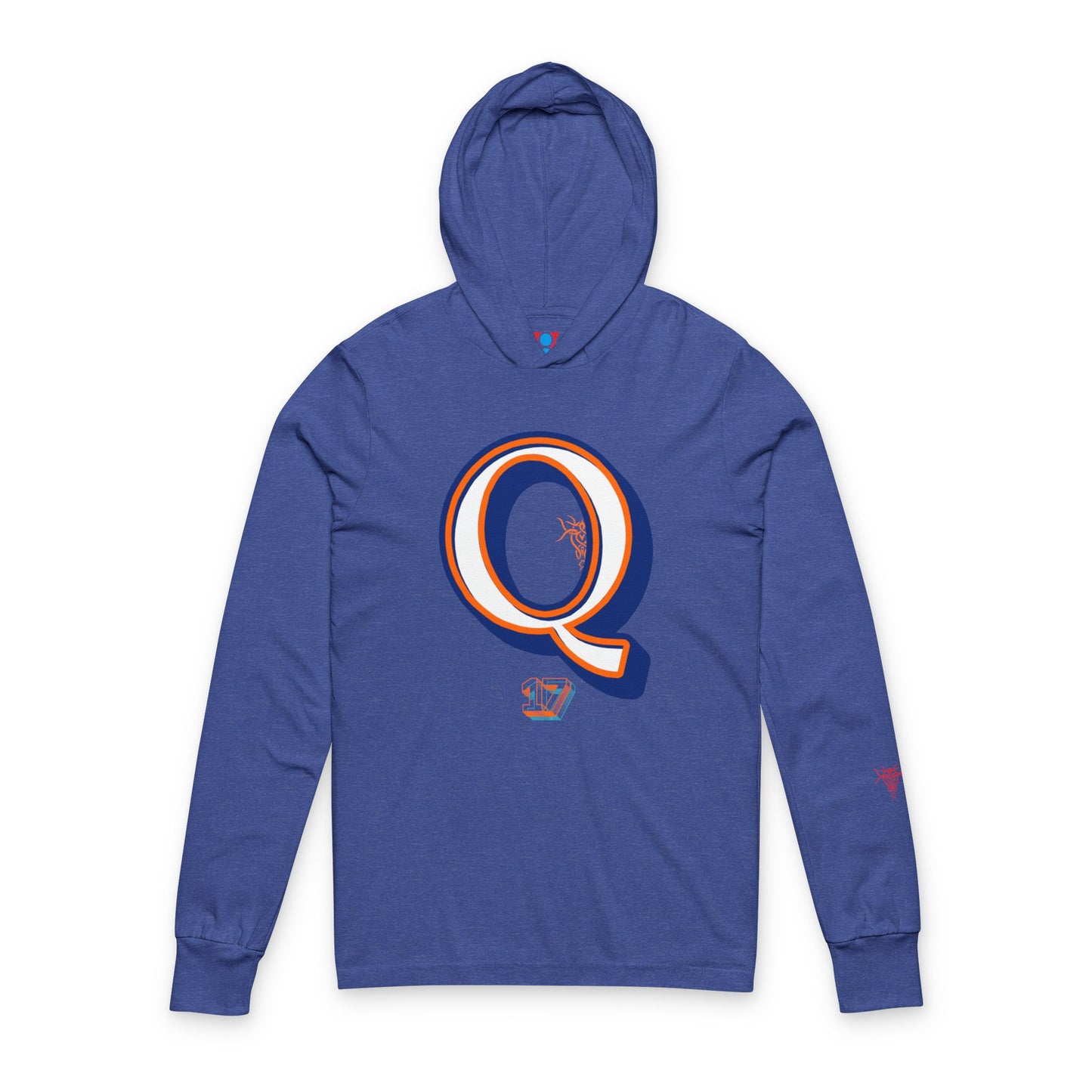 Q-17, Unisex Hooded Long Sleeve Tee | Versatile Casual Wear
