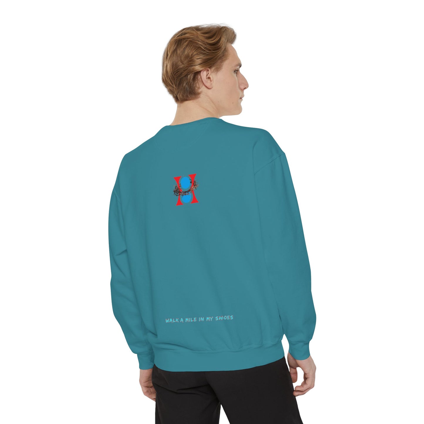 ROSE AND CROWN Sweatshirt, Vintage Floral Apparel