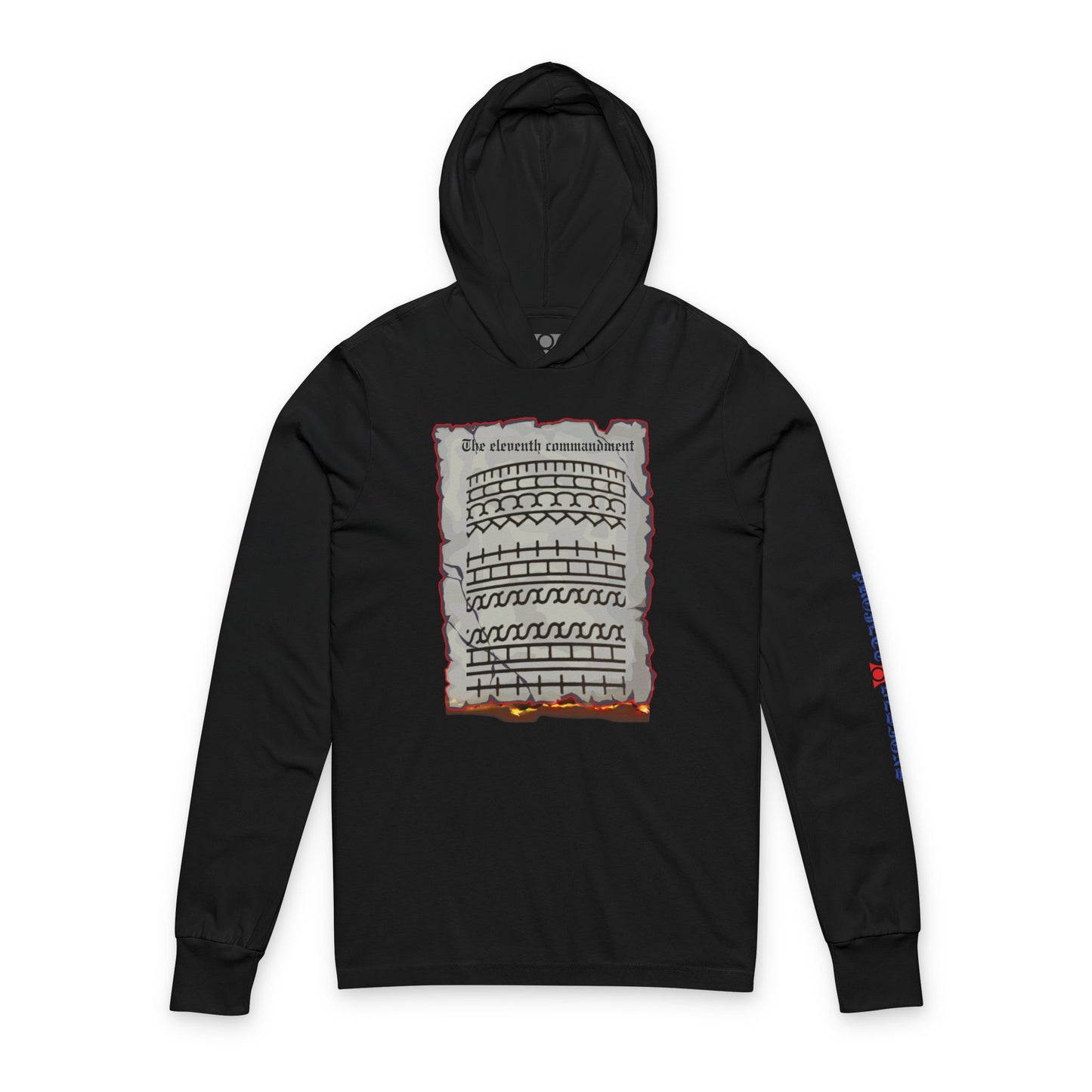 ELEVENTH COMMANDMENT, Unisex Hooded Long Sleeve Tee