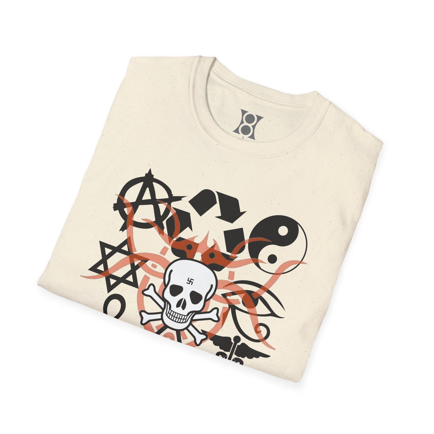 SYMBOLISM, Edgy Symbolic T-Shirt – Unisex Graphic Tee for Creative Spirits