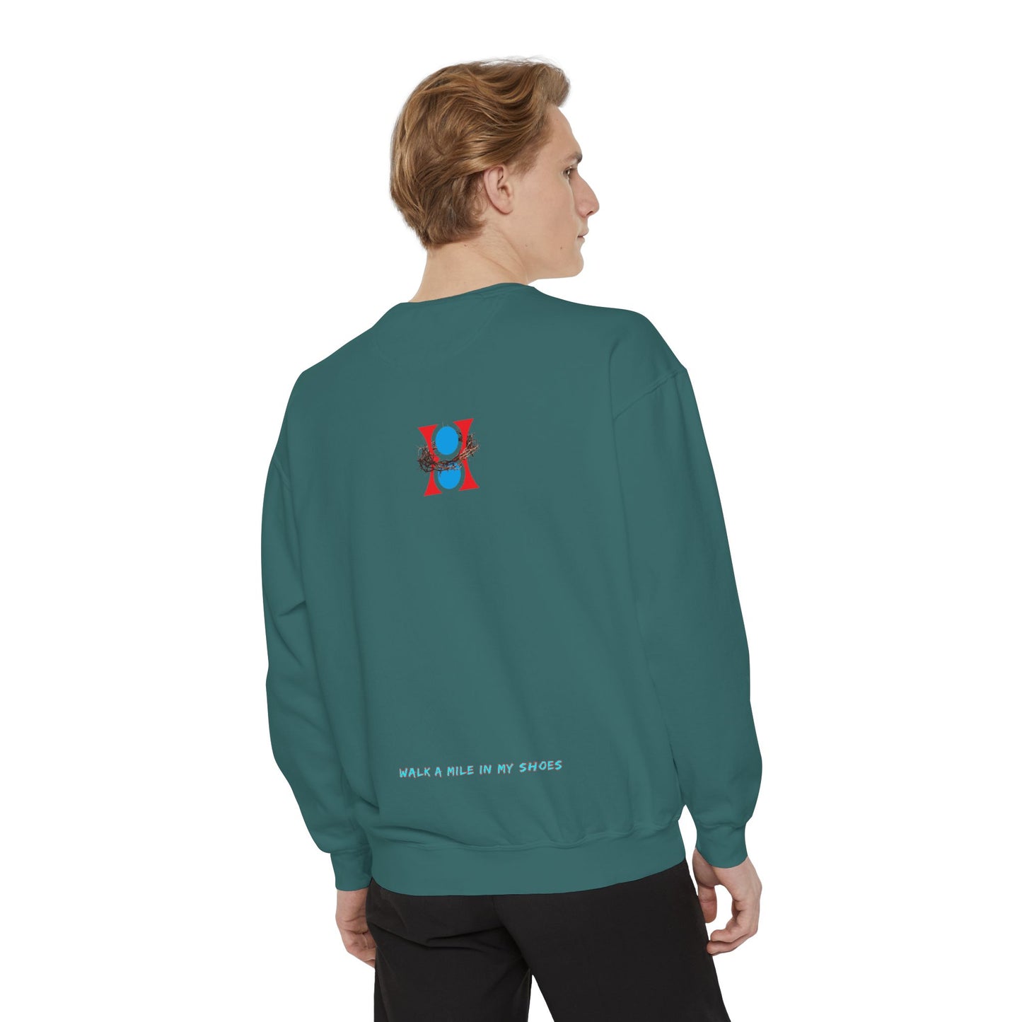 ROSE AND CROWN Sweatshirt, Vintage Floral Apparel