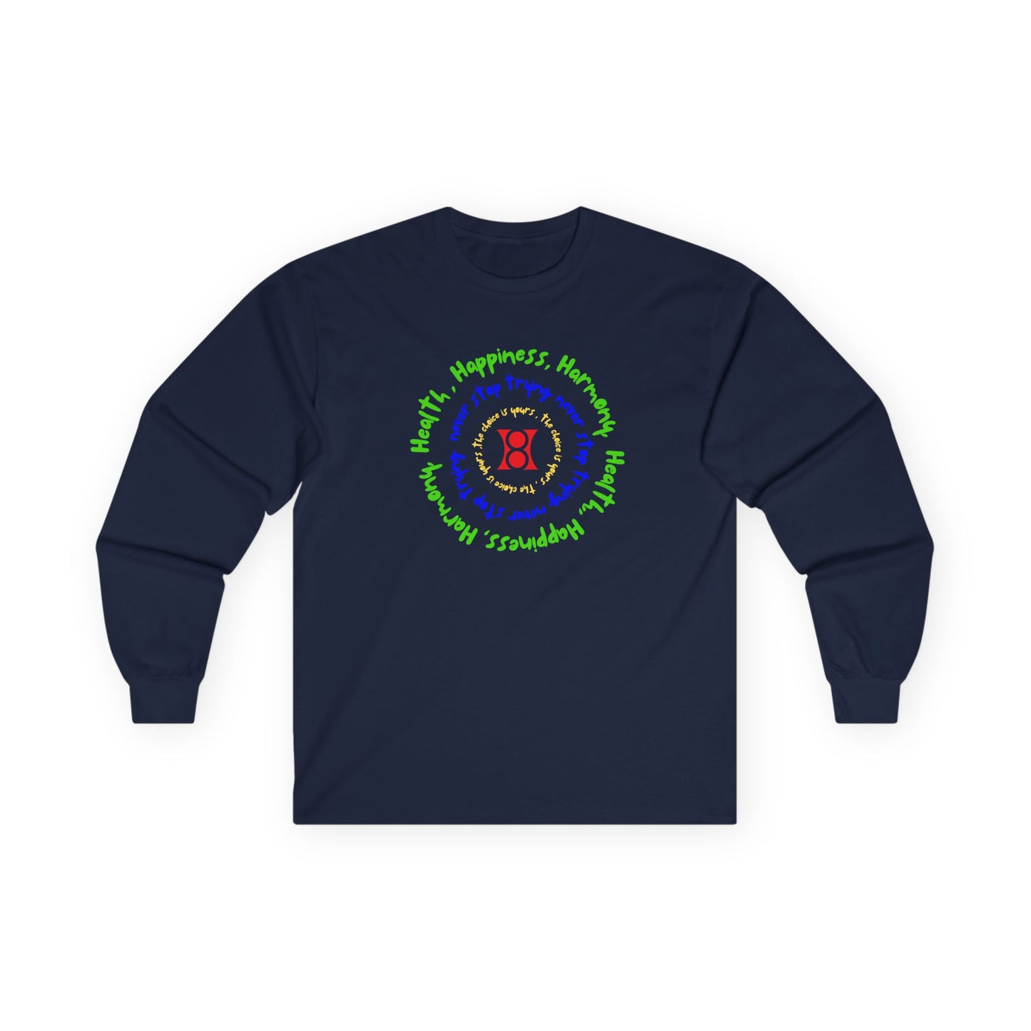 MOTOVATION Long Sleeve Tee, Unisex Cotton Tee, Positive Message Shirt, Gifts for Him/Her, CONSPIRACY WEAR