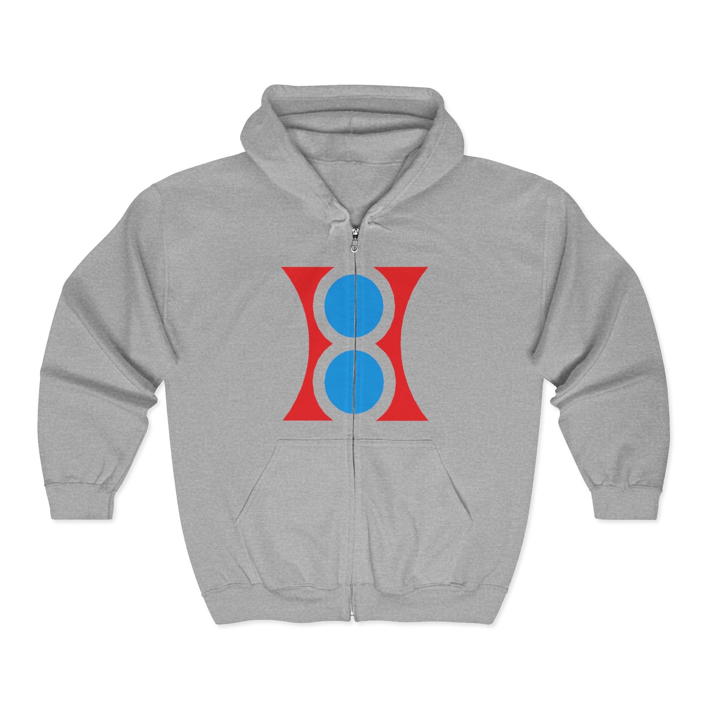 CAPITAL (H) Unisex Zip HOODIE, Stylish, Cozy Comfort for Any Season