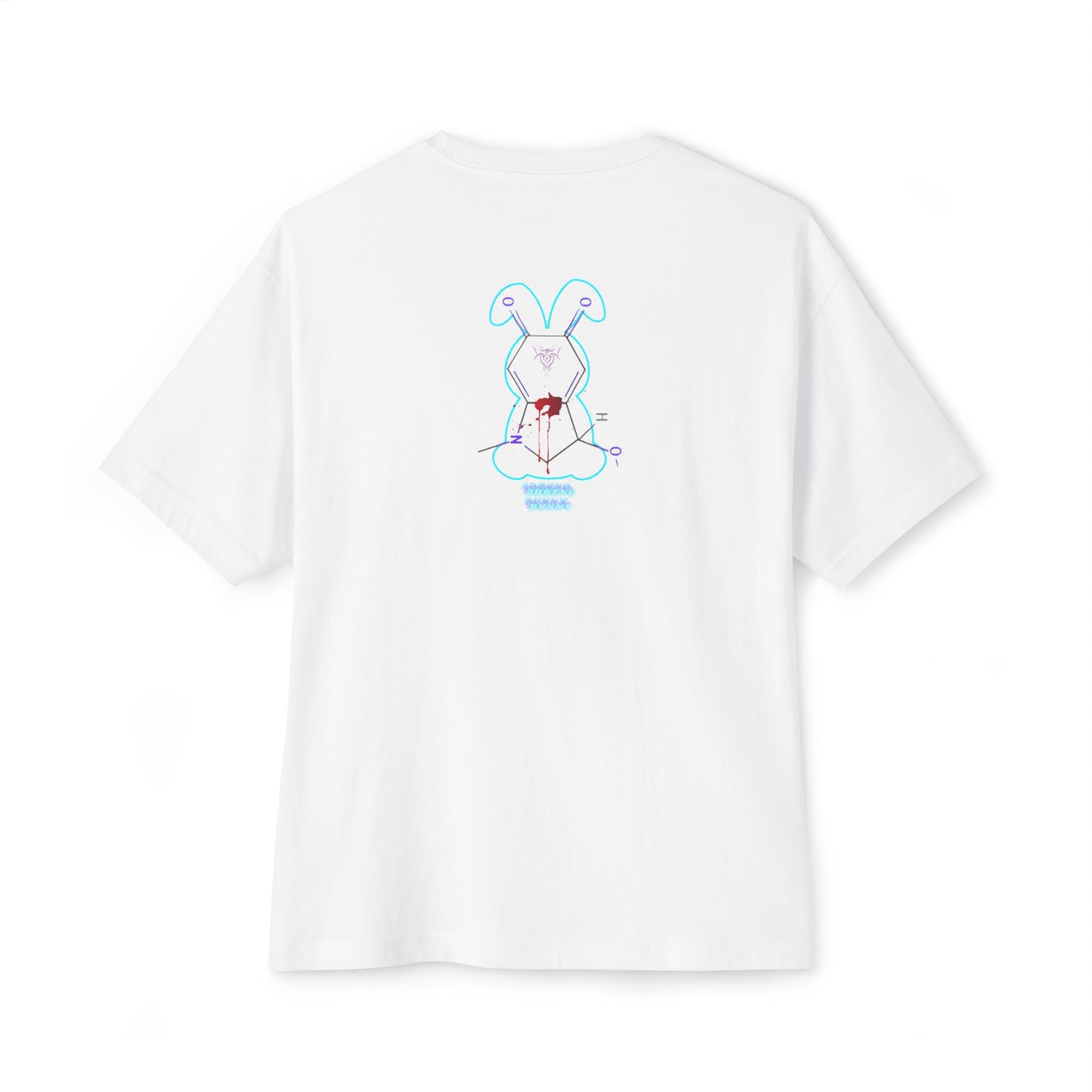 ADRENO BUNNY, Graphic Tee, Unisex Oversized Tee