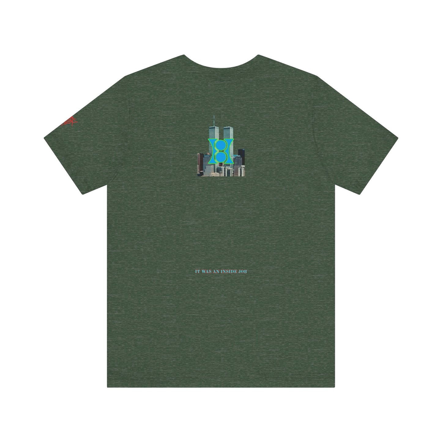 911, Cityscape Graphic Tee, Urban Style Shirt, Dark shirt