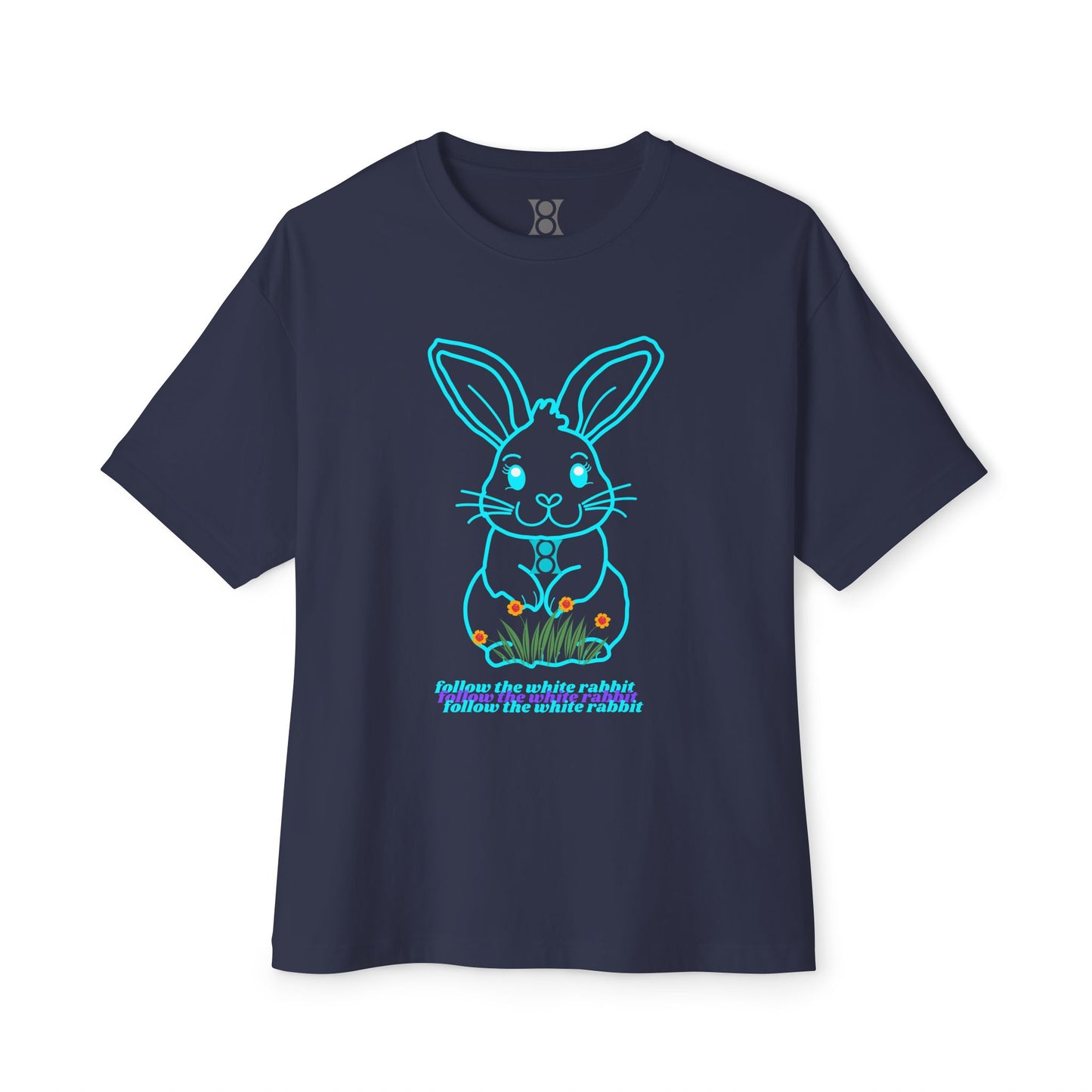 ADRENO BUNNY, Graphic Tee, Unisex Oversized Tee