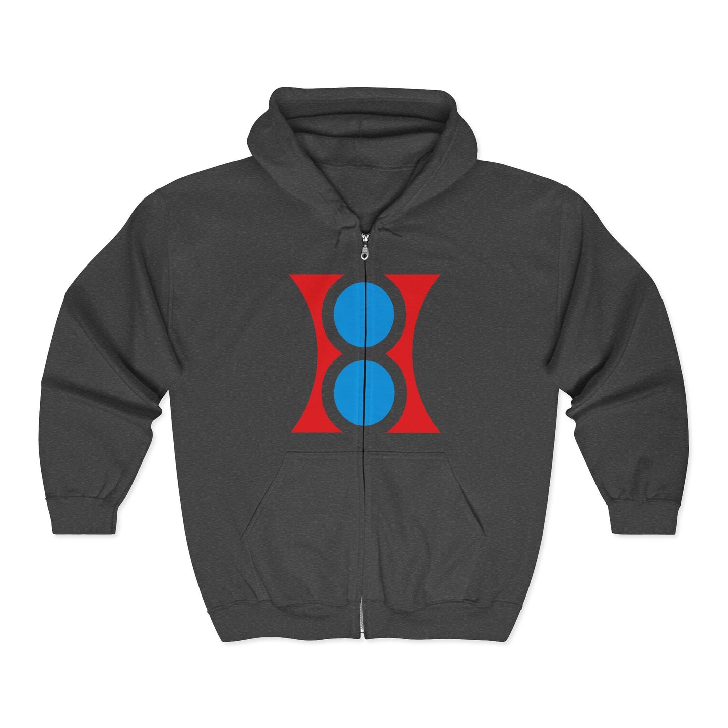 CAPITAL (H) Unisex Zip HOODIE, Stylish, Cozy Comfort for Any Season