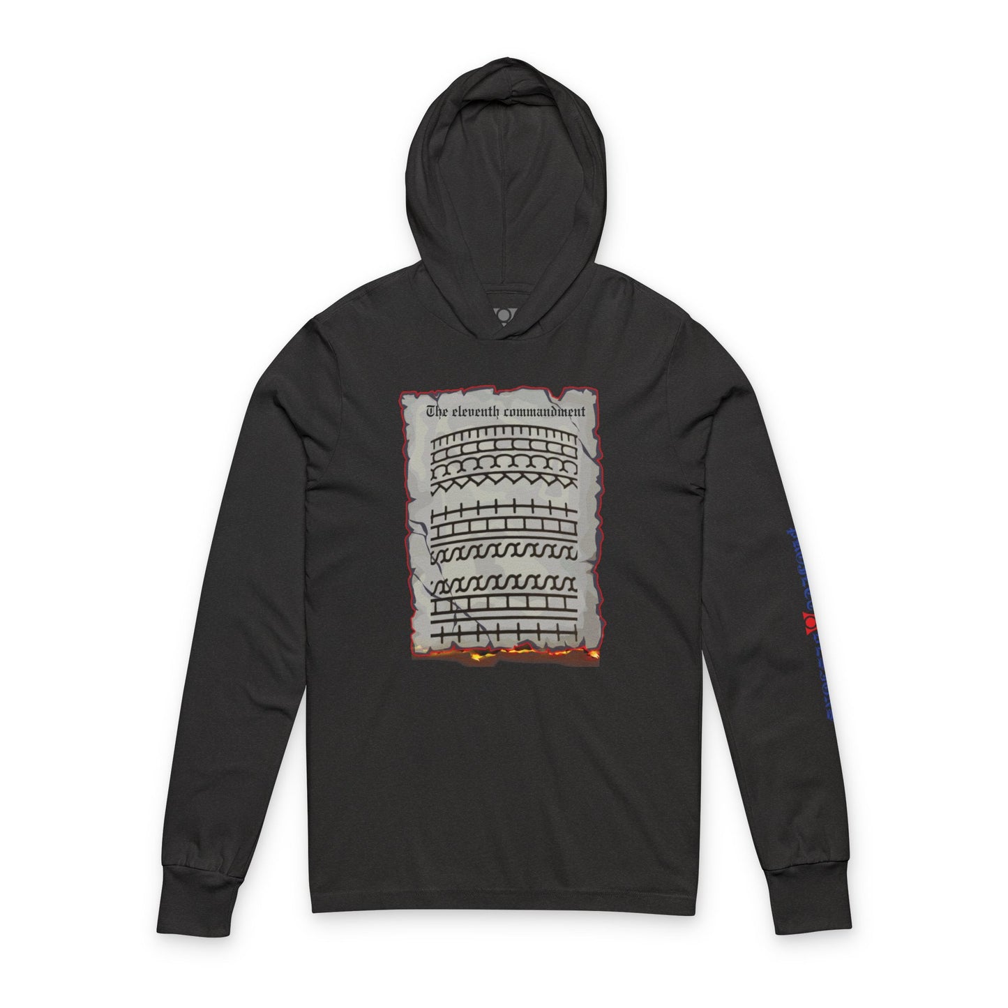 ELEVENTH COMMANDMENT, Unisex Hooded Long Sleeve Tee