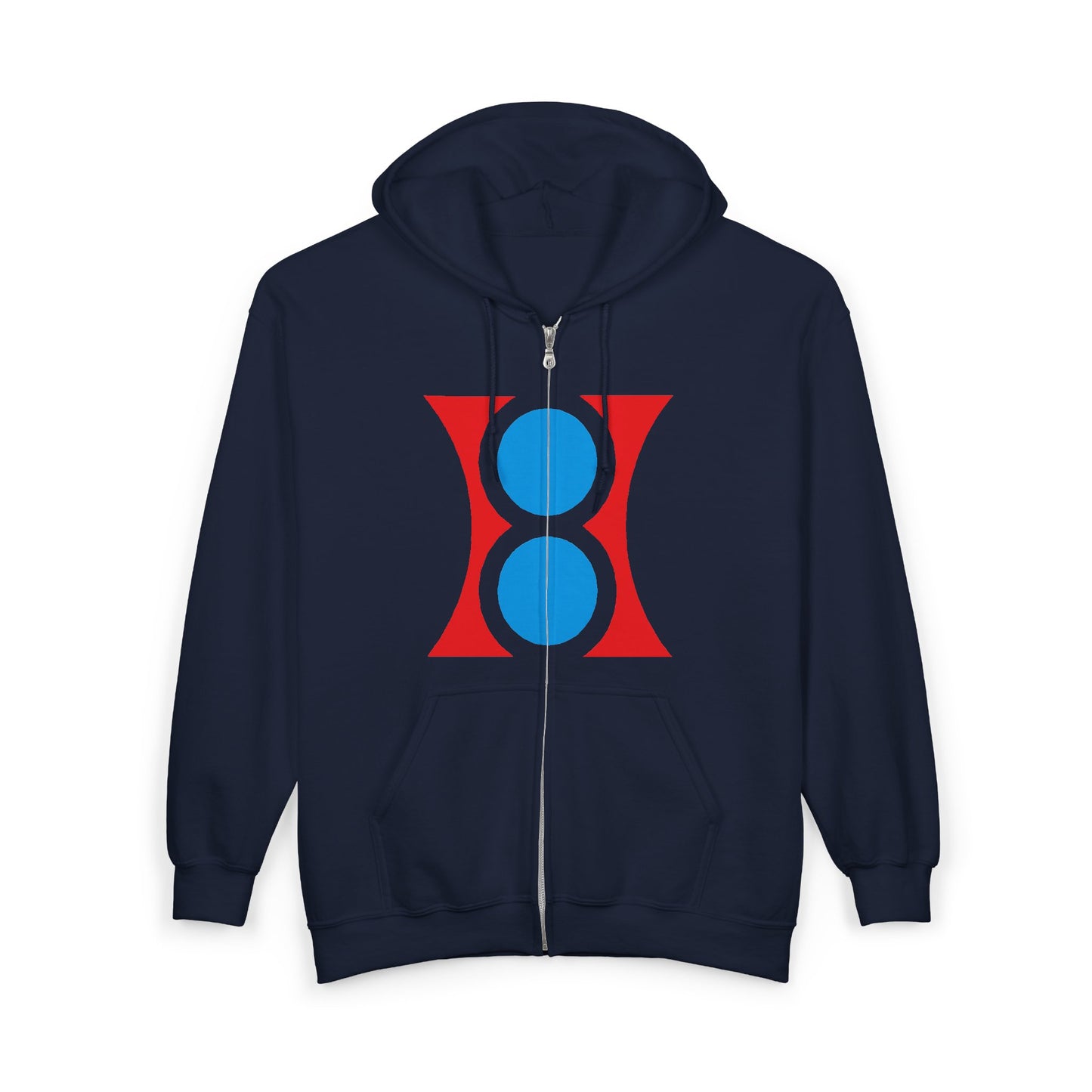 CAPITAL (H) Unisex Zip HOODIE, Stylish, Cozy Comfort for Any Season