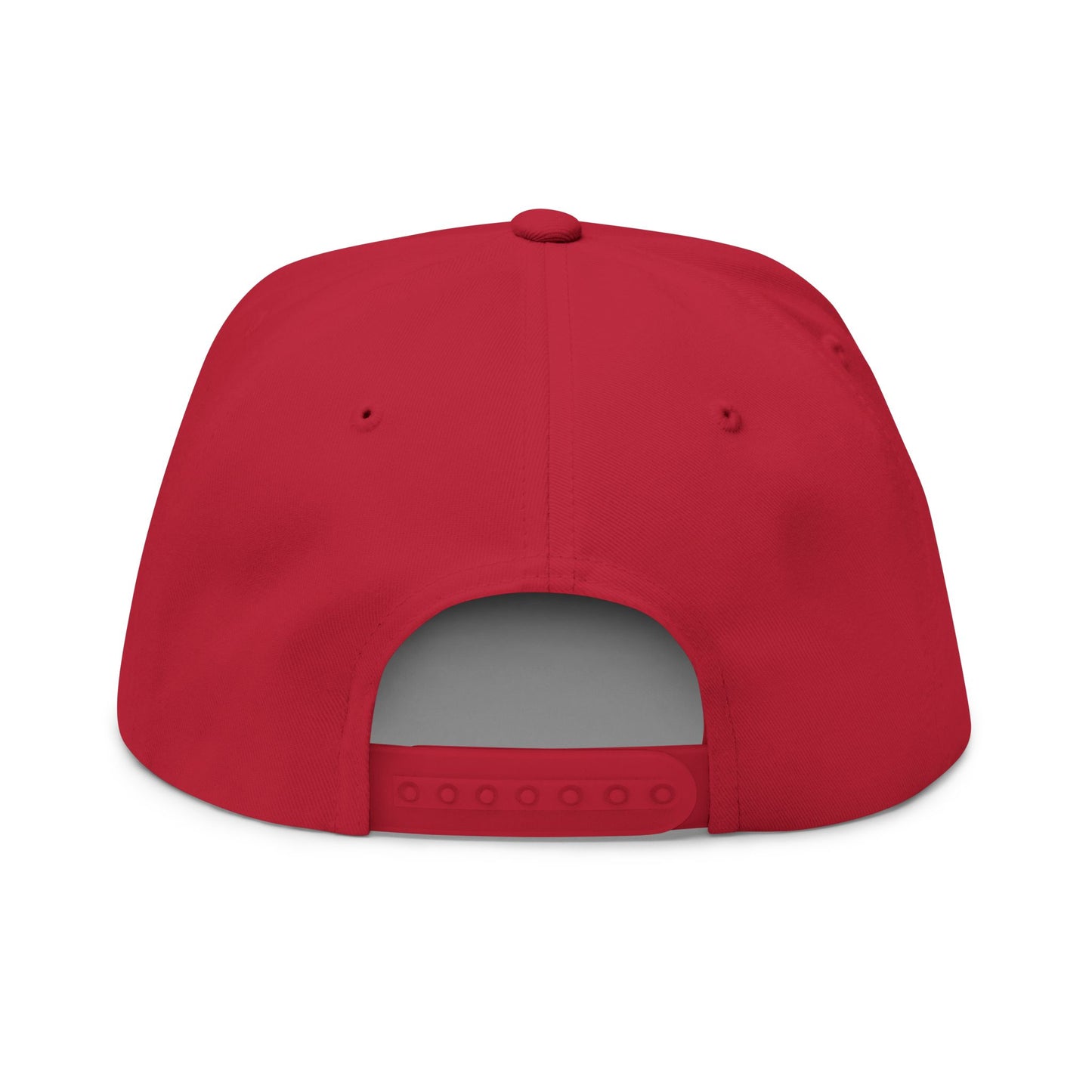 H-cap LOGO Embroidered Flat Bill Cap, Streetwear Accessory