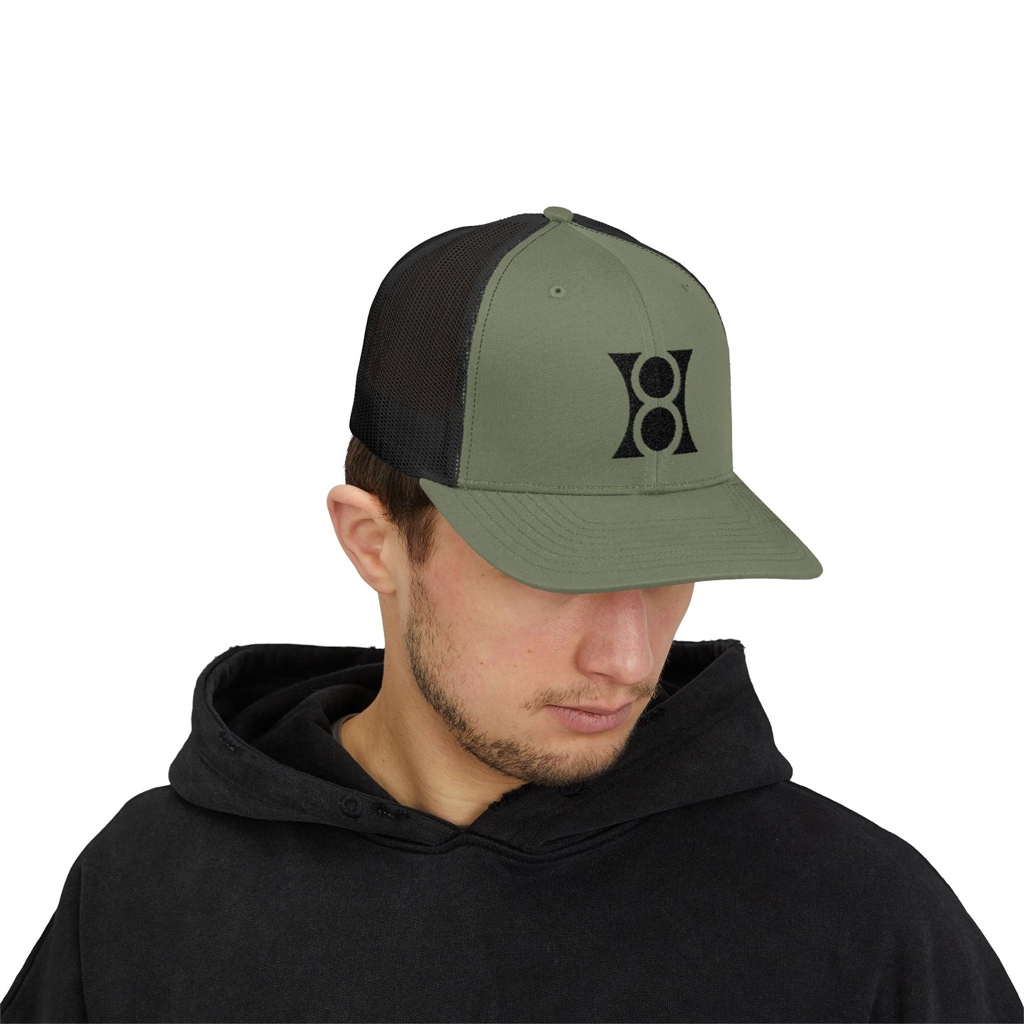 Trucka Cap Dark logo, Modern Design, Summer Accessory
