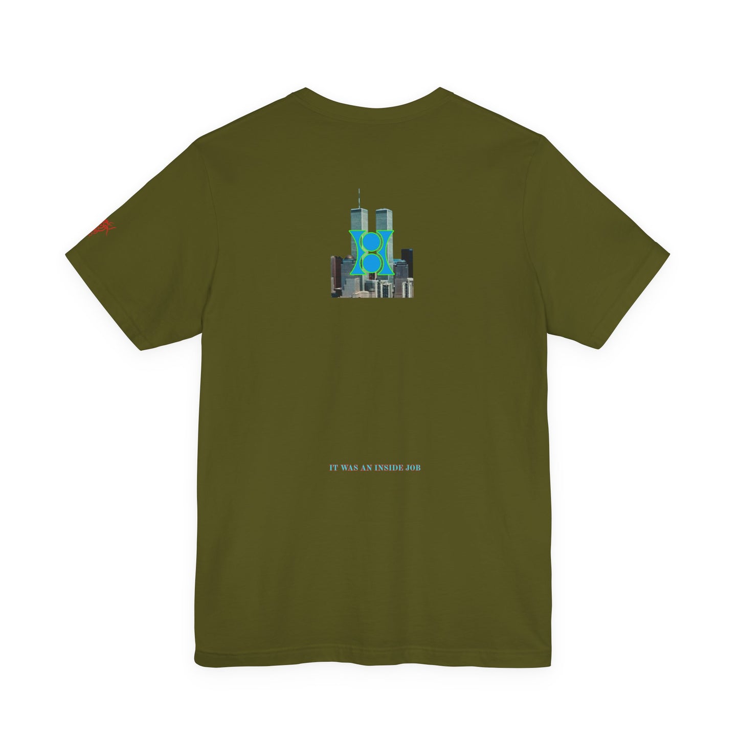 911, Cityscape Graphic Tee, Urban Style Shirt, Dark shirt