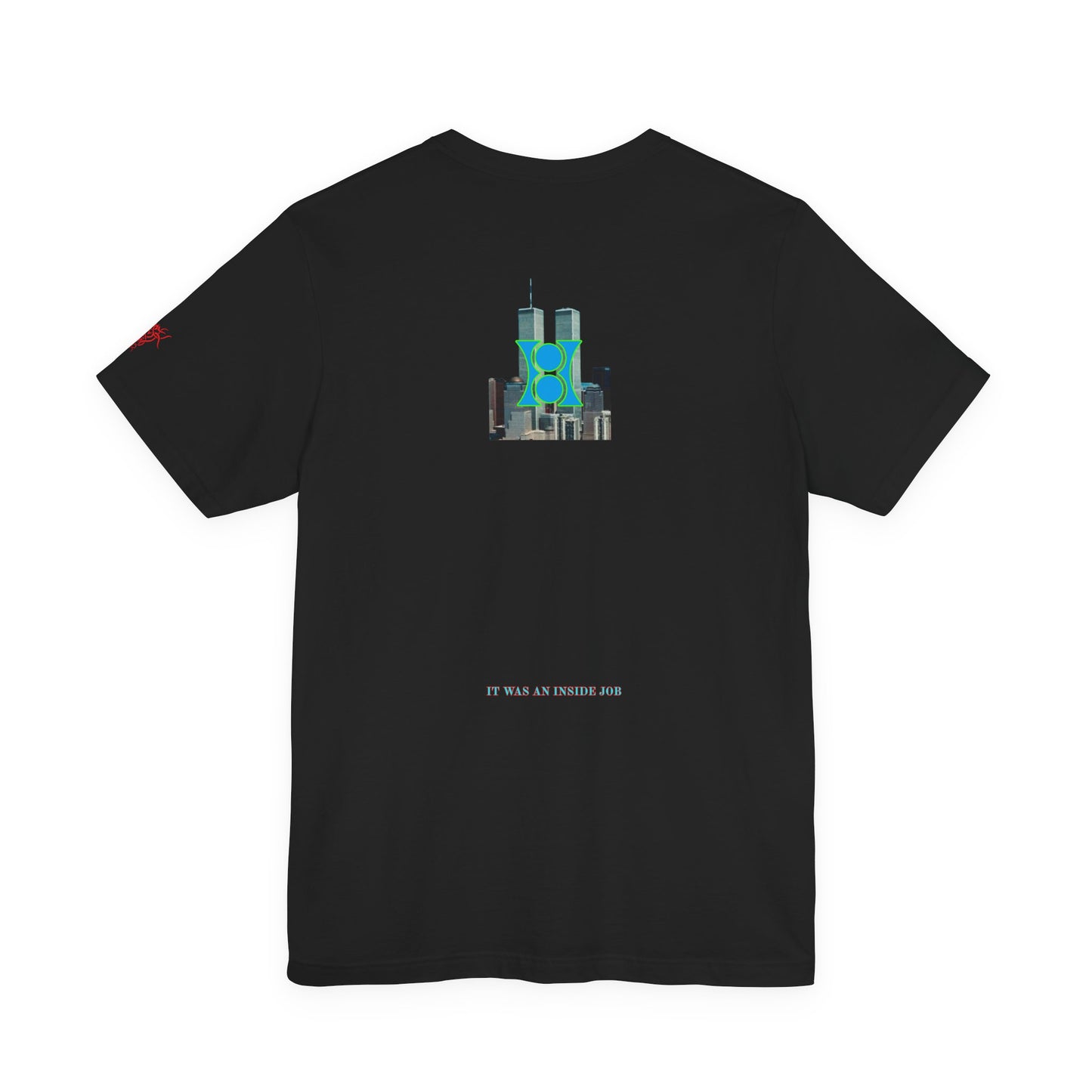 911, Cityscape Graphic Tee, Urban Style Shirt, Dark shirt