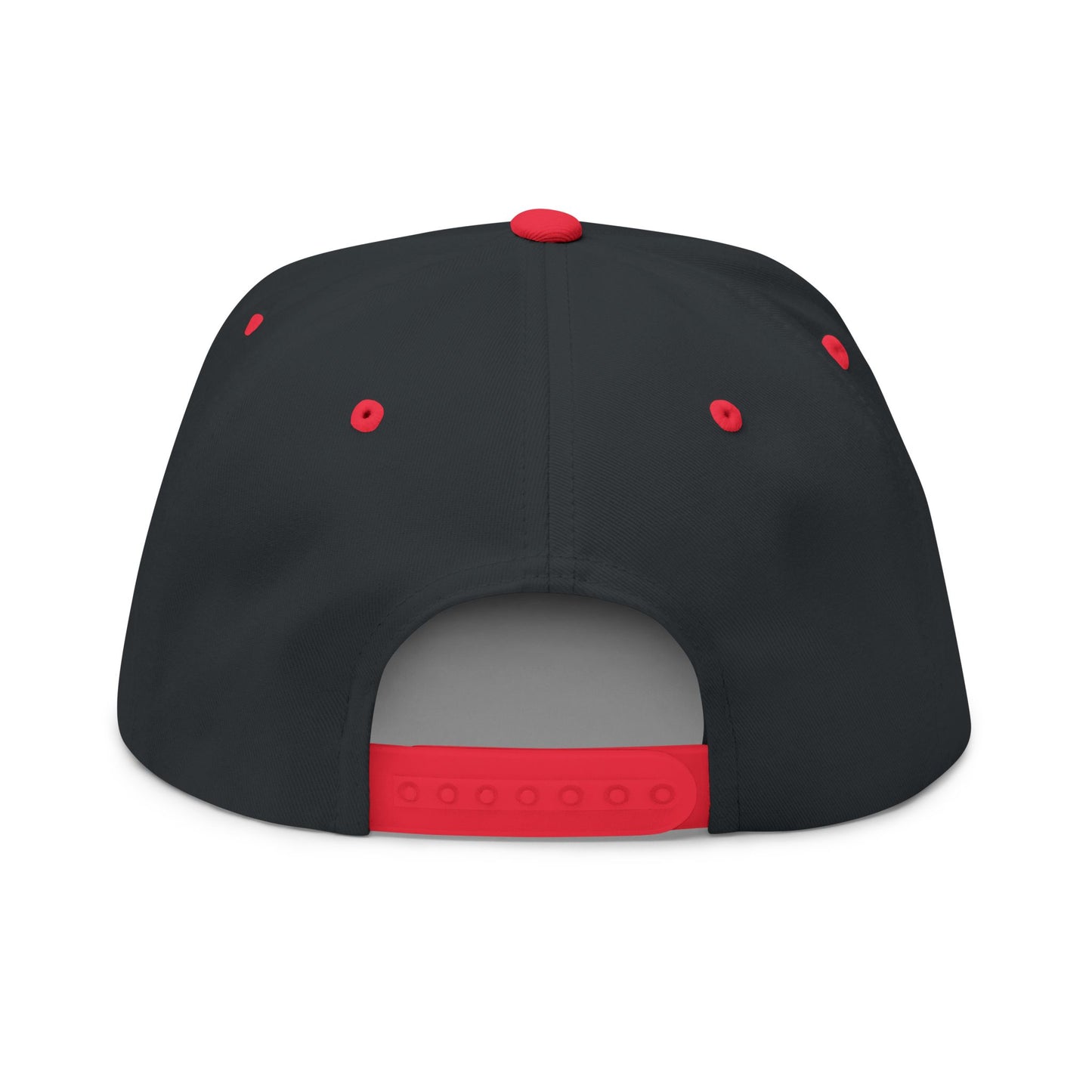 H-cap LOGO Embroidered Flat Bill Cap, Streetwear Accessory