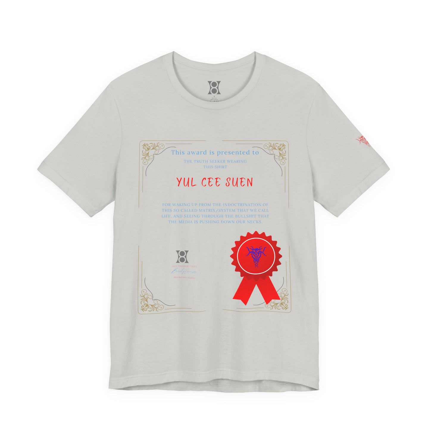 PHD, Award-Winning Quote Tee, Motivational Short Sleeve Shirt