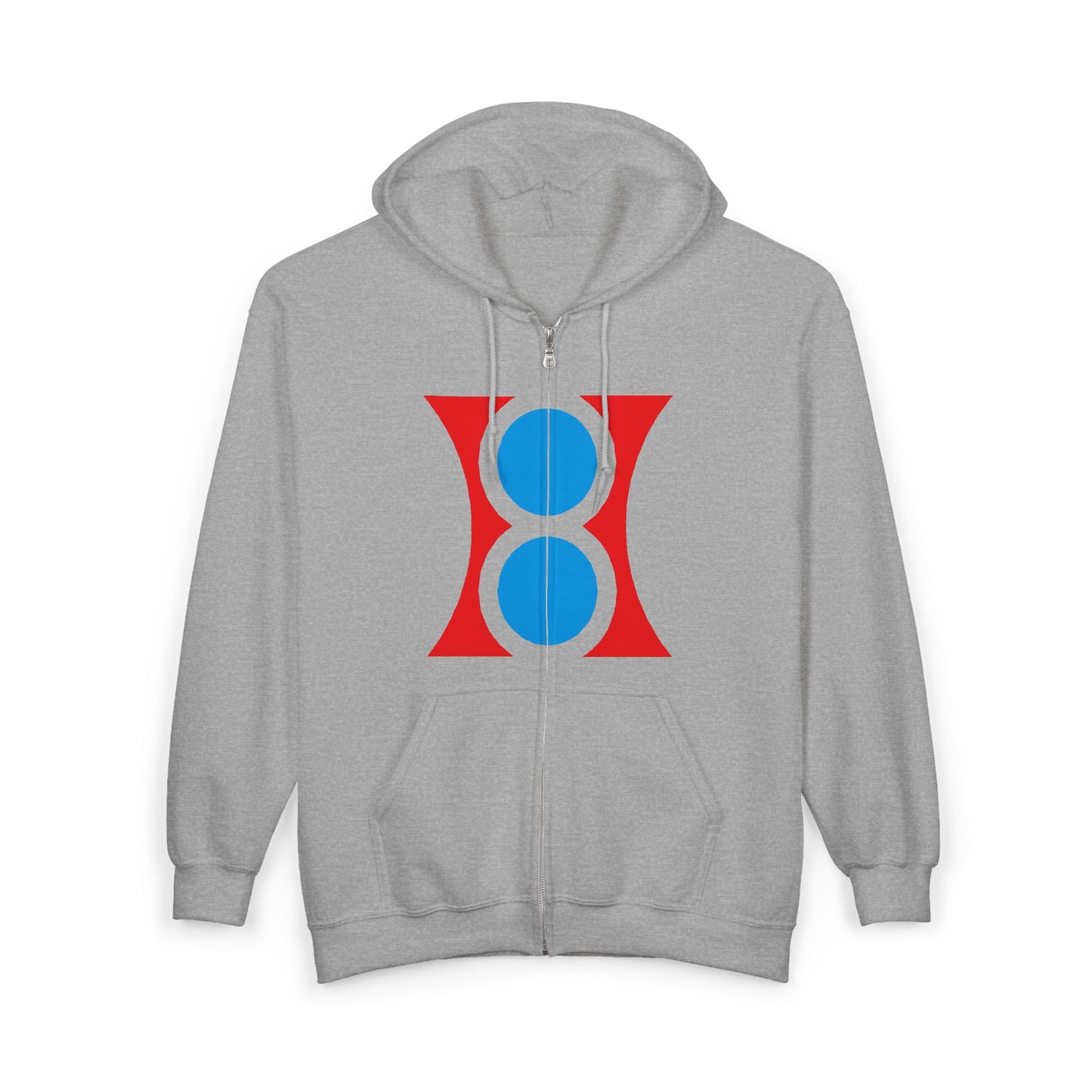 CAPITAL (H) Unisex Zip HOODIE, Stylish, Cozy Comfort for Any Season