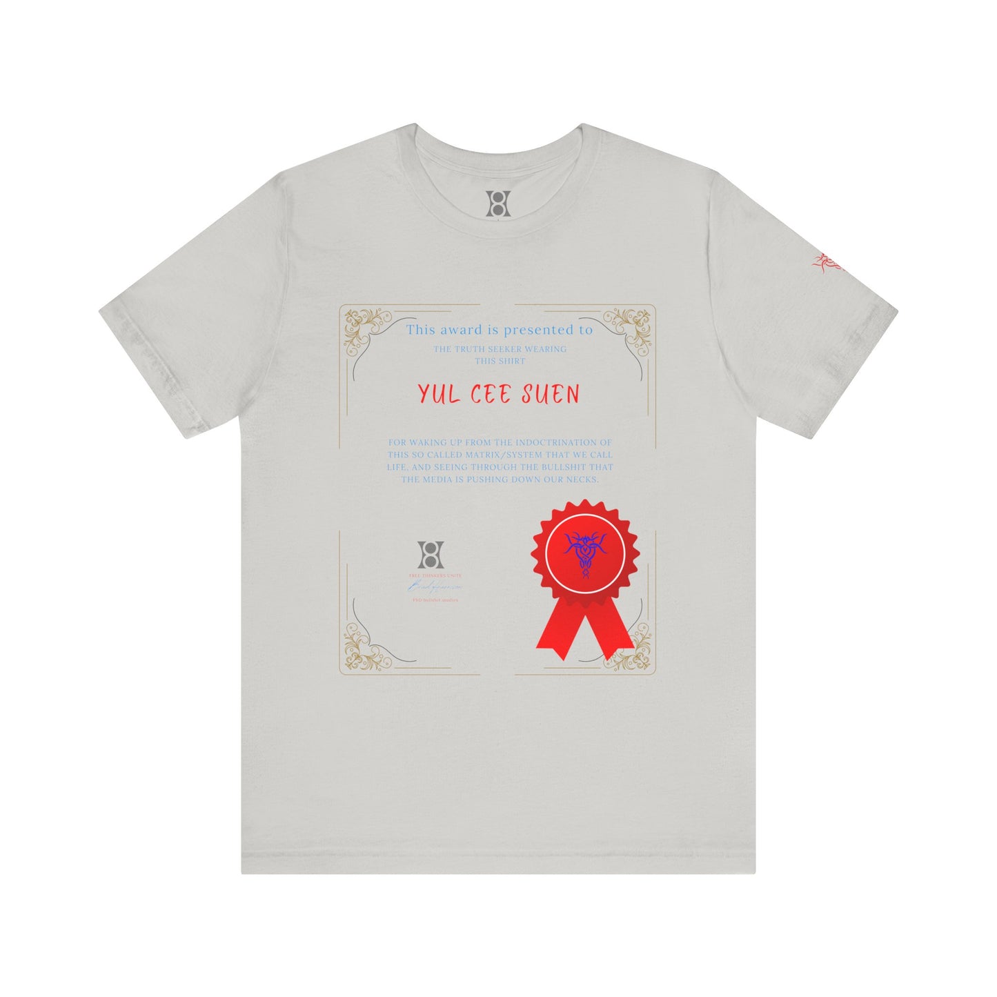 PHD, Award-Winning Quote Tee, Motivational Short Sleeve Shirt
