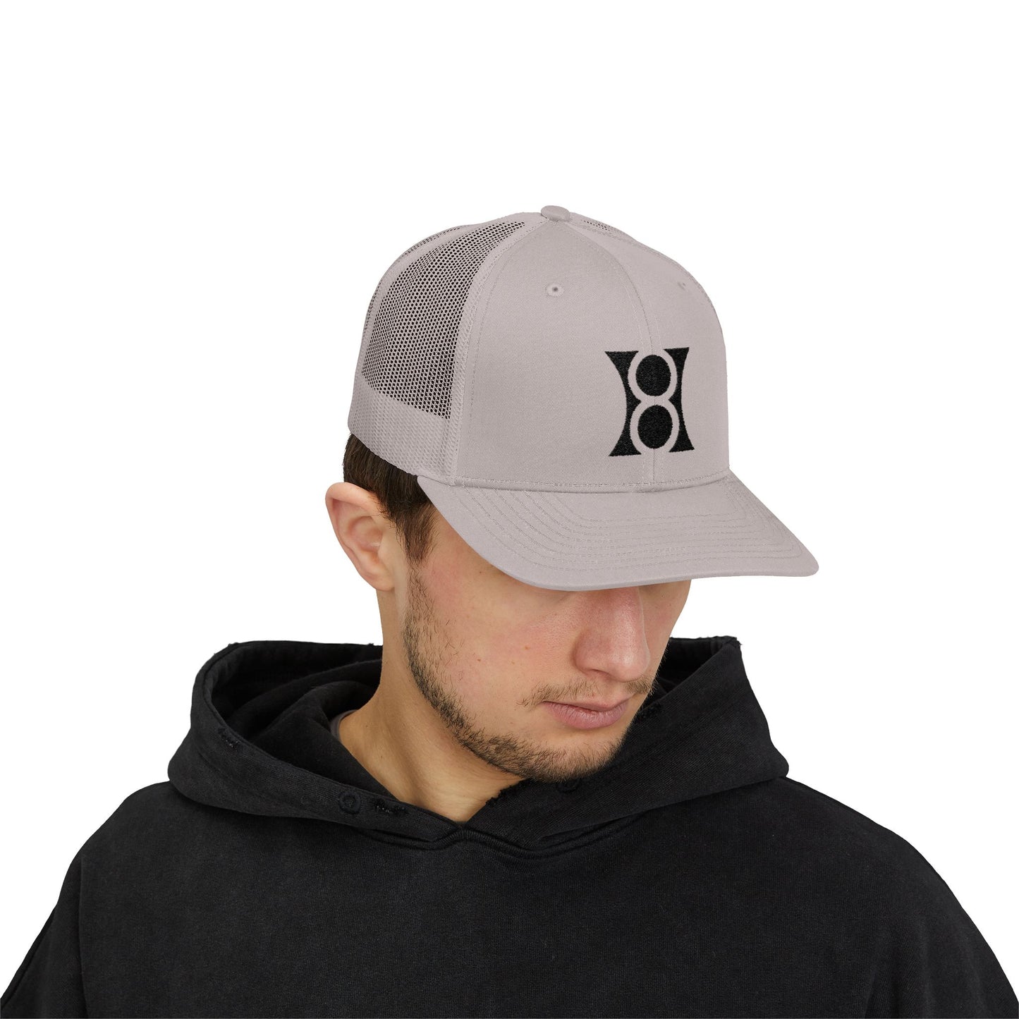 Trucka Cap Dark logo, Modern Design, Summer Accessory