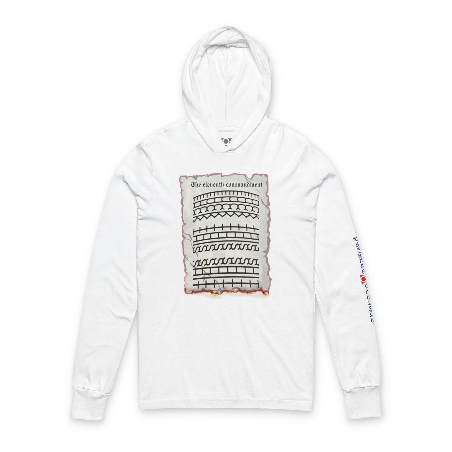 ELEVENTH COMMANDMENT, Unisex Hooded Long Sleeve Tee
