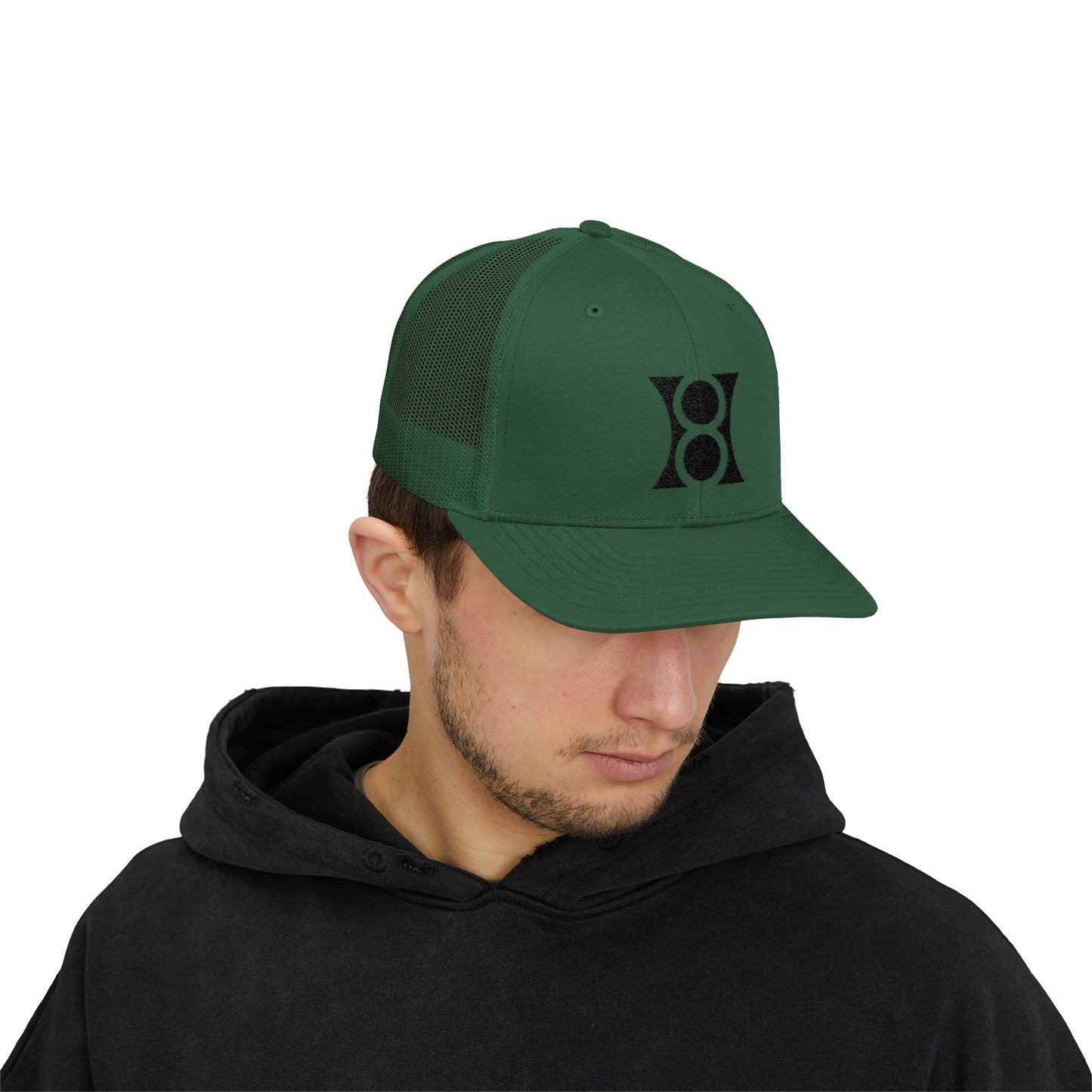 Trucka Cap Dark logo, Modern Design, Summer Accessory
