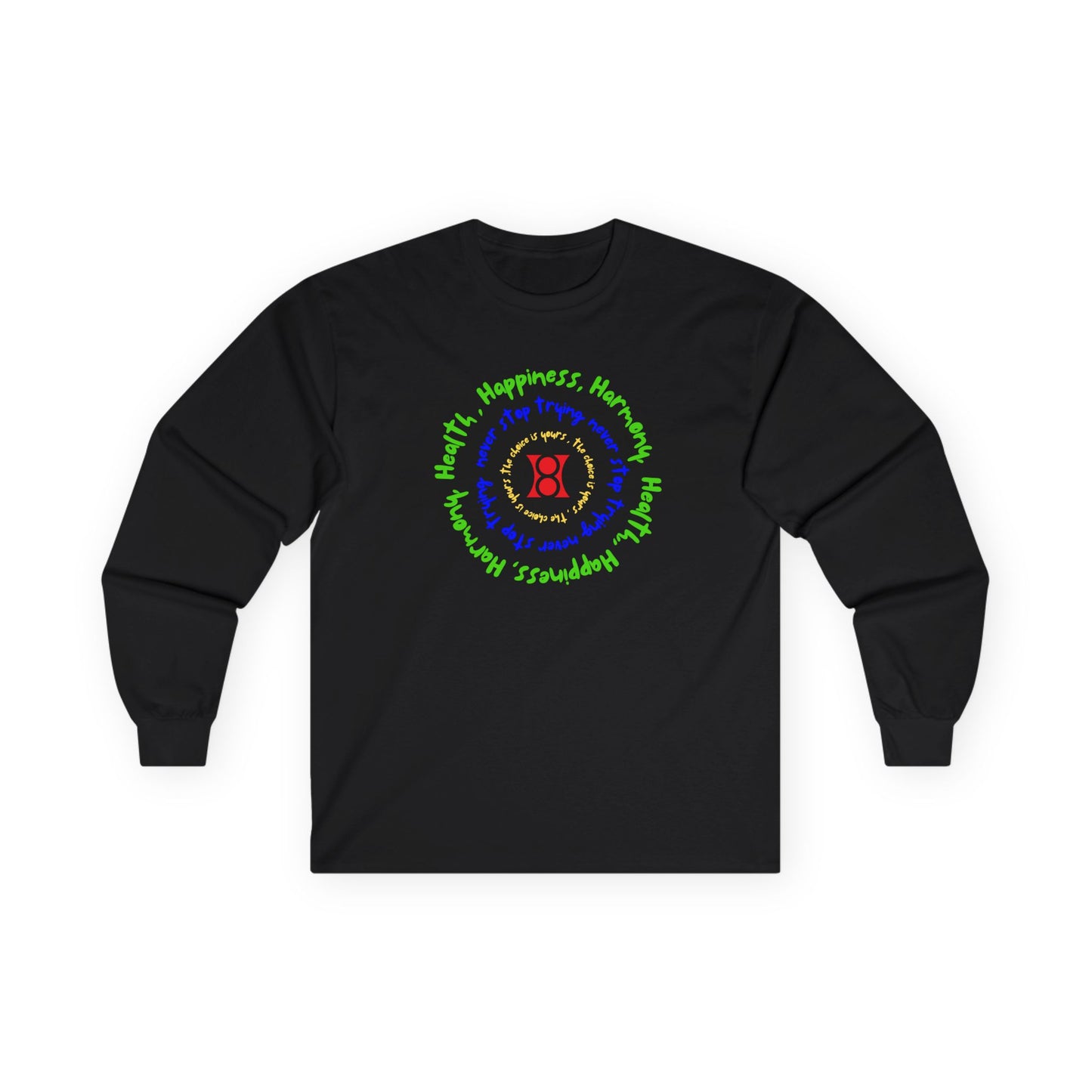 MOTOVATION Long Sleeve Tee, Unisex Cotton Tee, Positive Message Shirt, Gifts for Him/Her, CONSPIRACY WEAR
