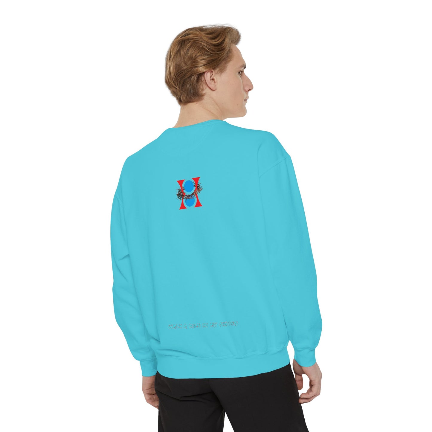 ROSE AND CROWN Sweatshirt, Vintage Floral Apparel