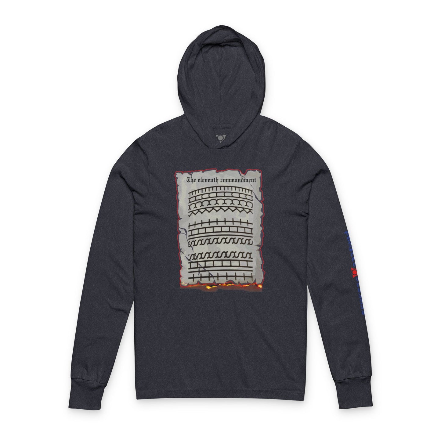 ELEVENTH COMMANDMENT, Unisex Hooded Long Sleeve Tee