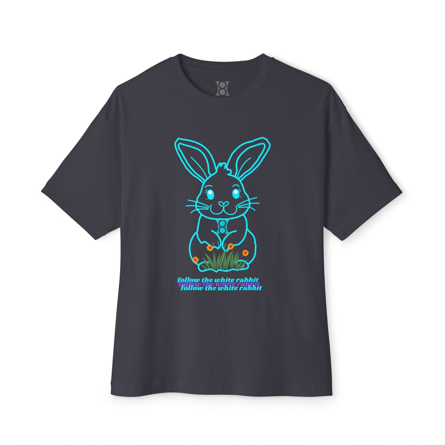 ADRENO BUNNY, Graphic Tee, Unisex Oversized Tee