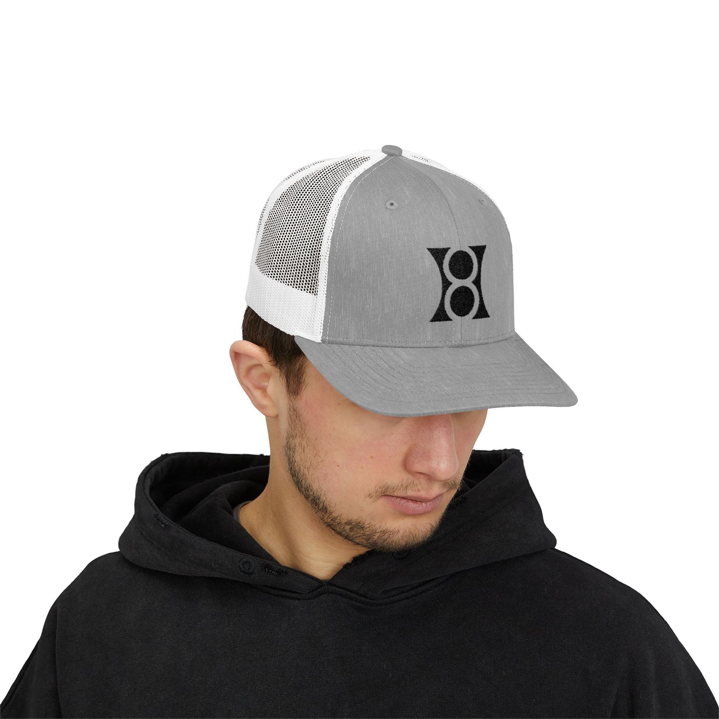 Trucka Cap Dark logo, Modern Design, Summer Accessory
