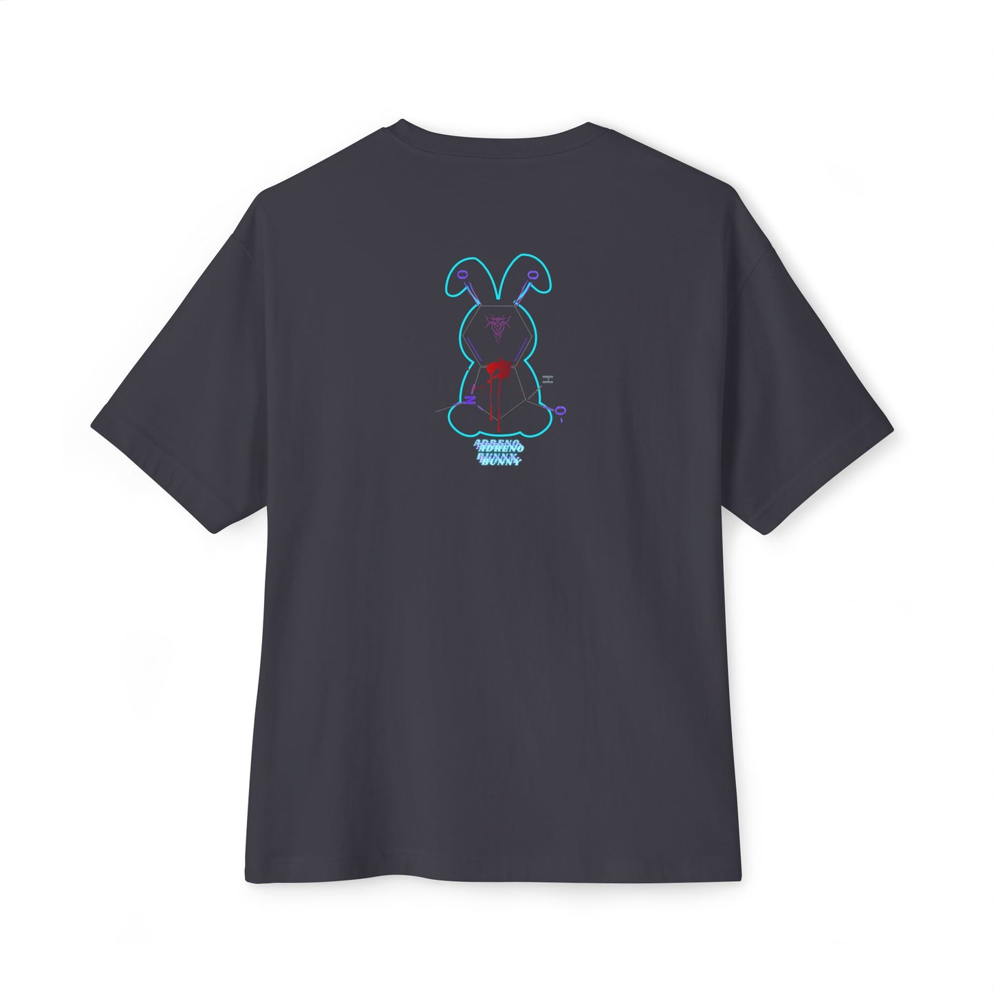 ADRENO BUNNY, Graphic Tee, Unisex Oversized Tee