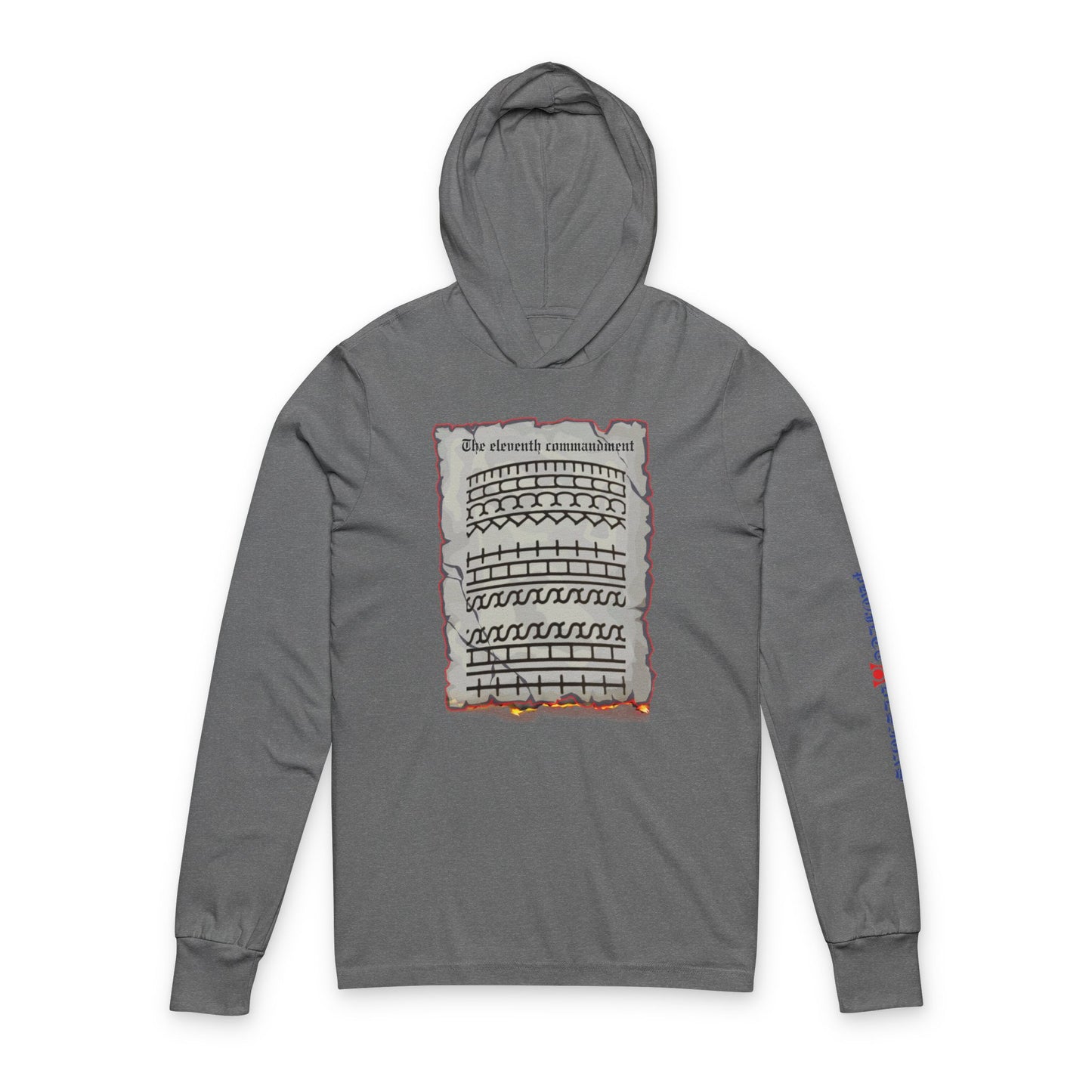 ELEVENTH COMMANDMENT, Unisex Hooded Long Sleeve Tee