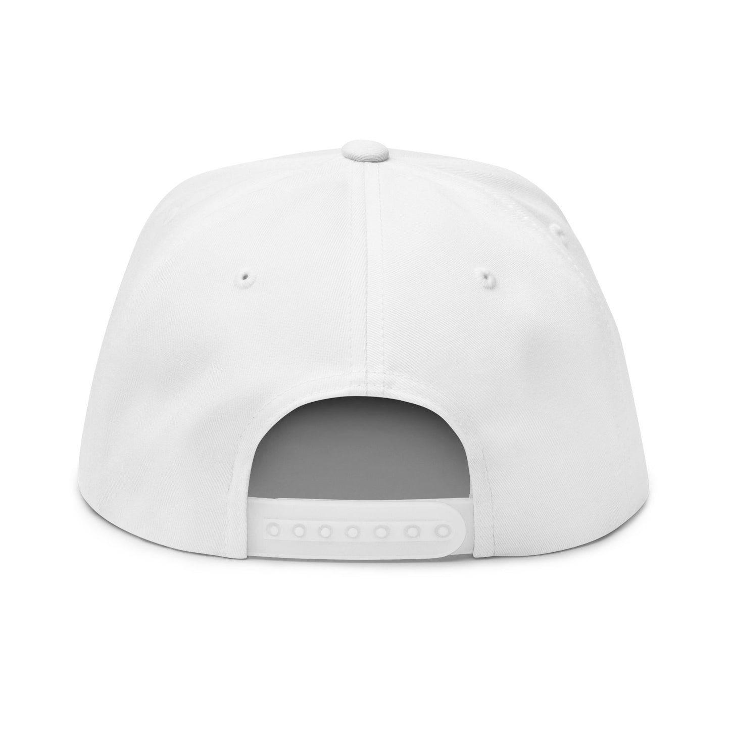 H-cap LOGO Embroidered Flat Bill Cap, Streetwear Accessory