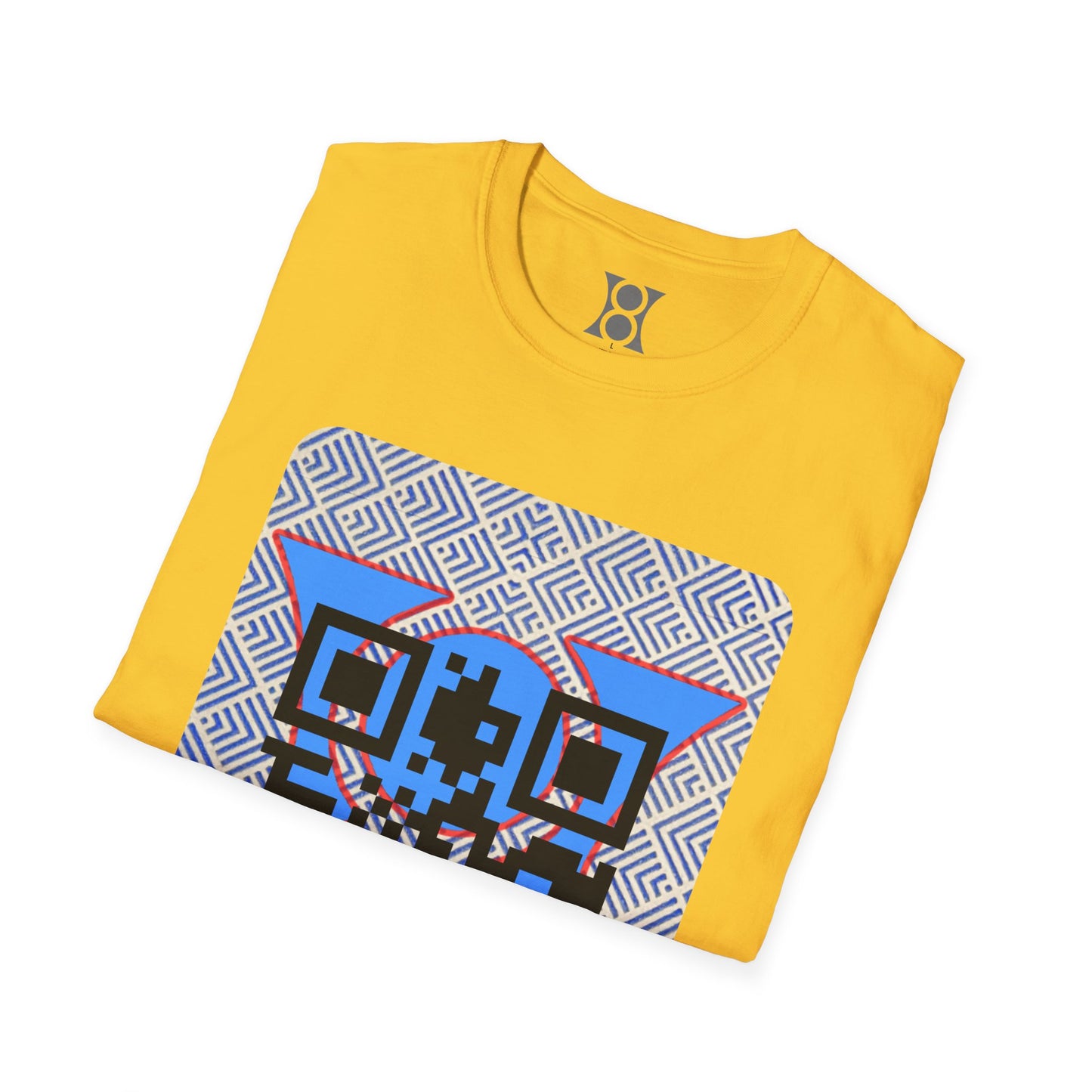 MATRIX STYLE QR Code T-Shirt, Unisex Graphic Tee