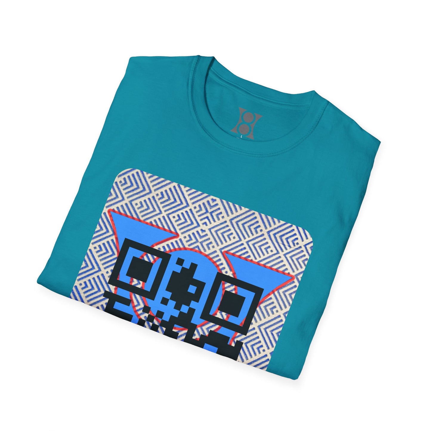 MATRIX STYLE QR Code T-Shirt, Unisex Graphic Tee