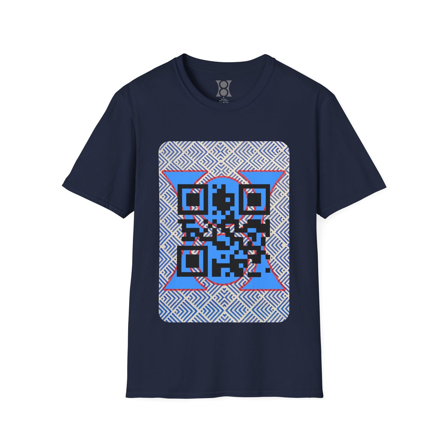 MATRIX STYLE QR Code T-Shirt, Unisex Graphic Tee