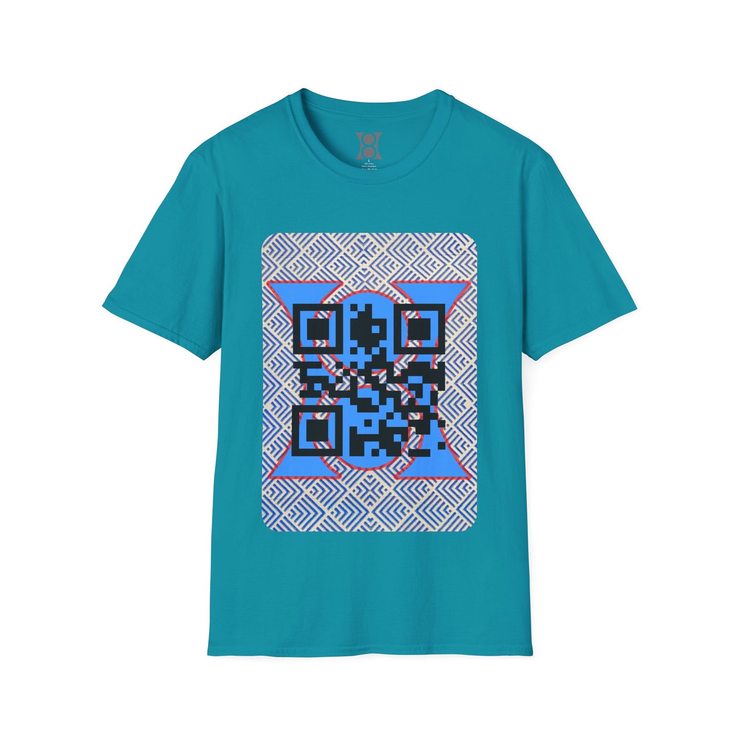 MATRIX STYLE QR Code T-Shirt, Unisex Graphic Tee