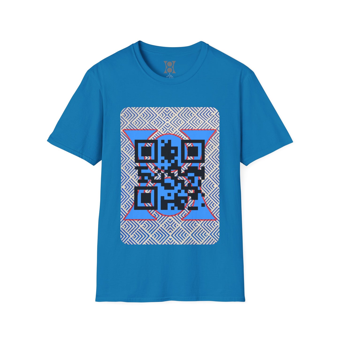 MATRIX STYLE QR Code T-Shirt, Unisex Graphic Tee
