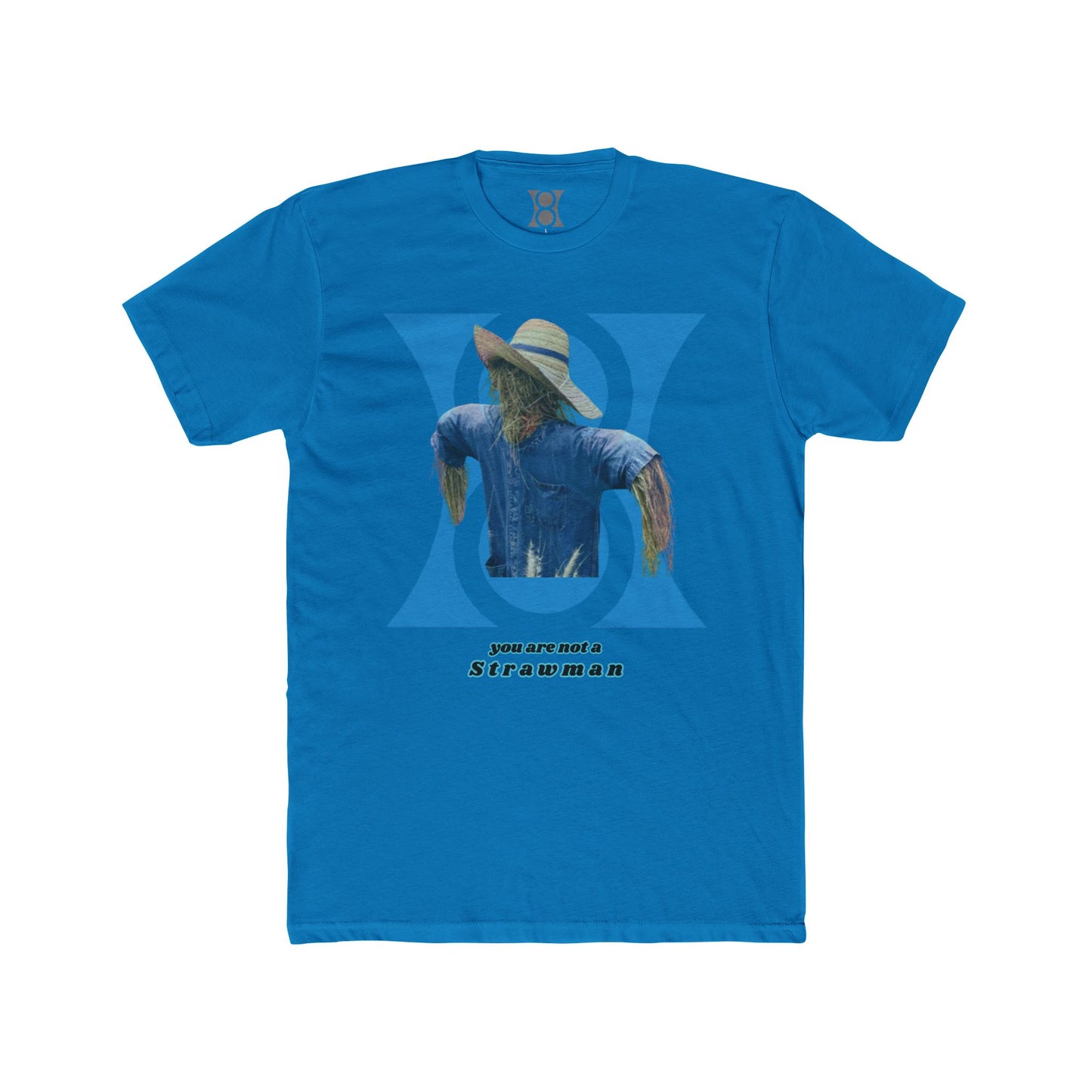 STRAWMAN (BLK) Graphic Motivational Shirt, Positive Vibes, Casual Wear